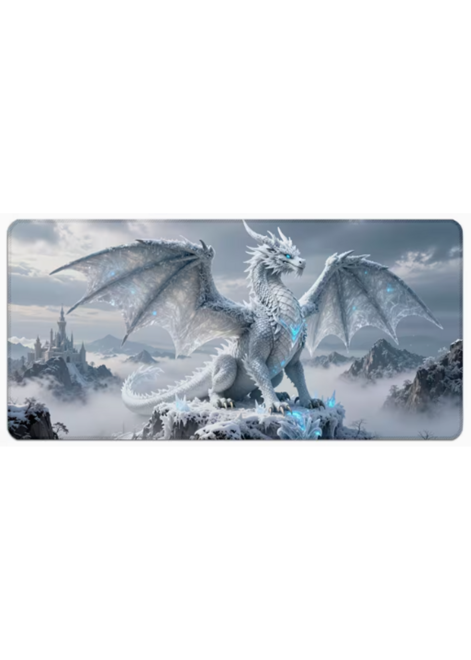 Mouse Pad 12x24 Inch Ice Dragon