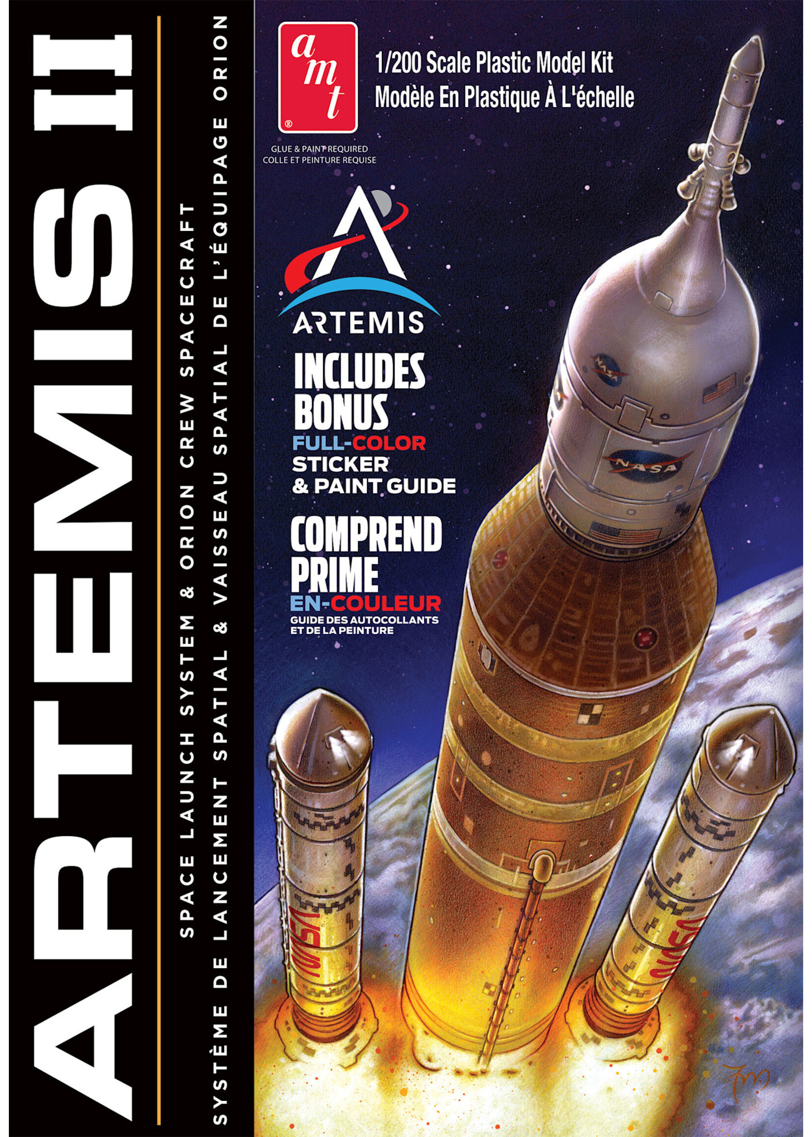 AMT AMT1557 Artemis II Rocket (1/200)