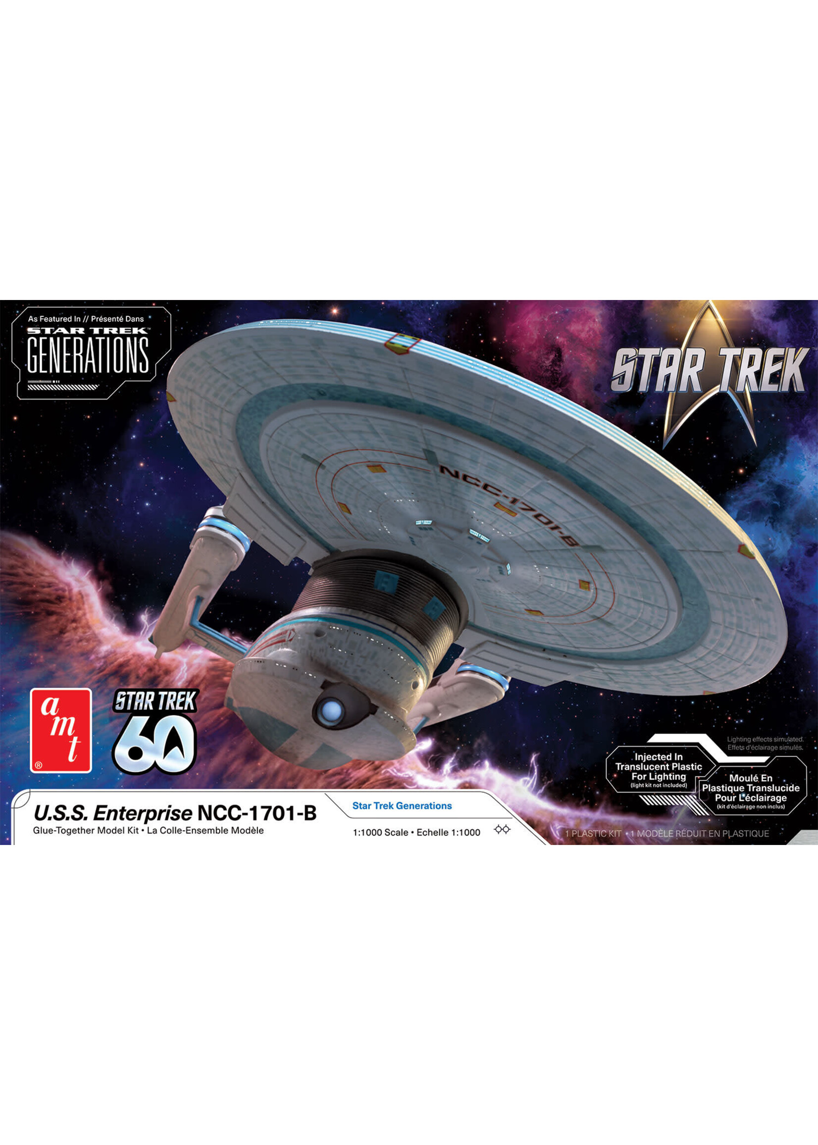 AMT AMT1560 USS Enterprise NCC-1701-B Star Trek Generations (1/1000)