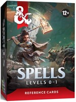 Wizards of the Coast DND RPG 2024 Reference Cards Spells Set 1 (Levels 0-1)