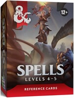 Wizards of the Coast DND RPG 2024 Reference Cards Spells Set 3 (Levels 4-5)