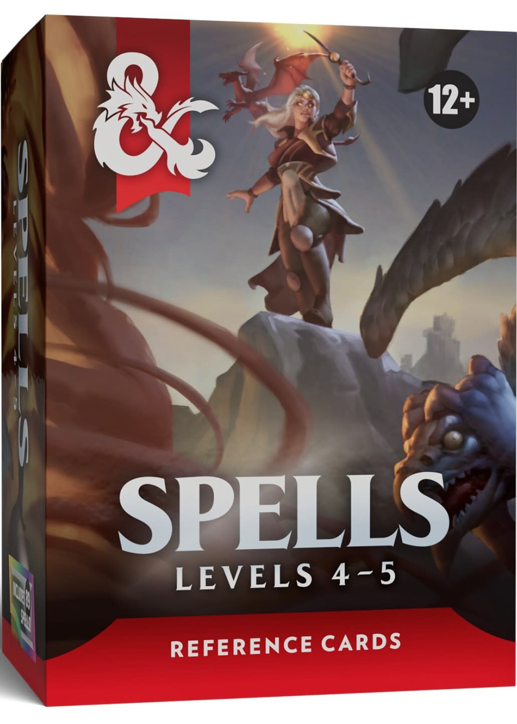 Wizards of the Coast DND RPG 2024 Reference Cards Spells Set 3 (Levels 4-5)