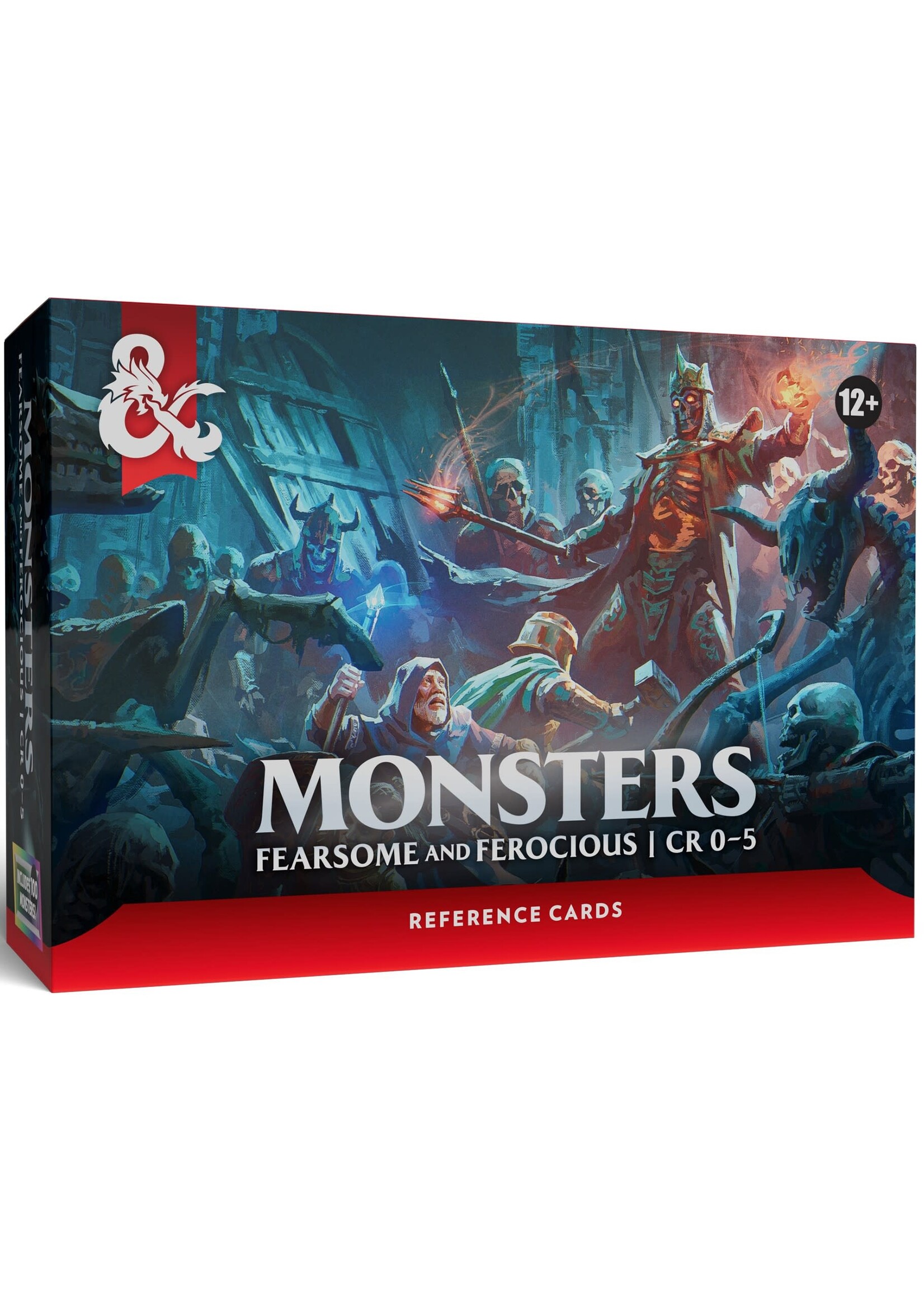 Wizards of the Coast DND RPG 2024 Reference Cards Monsters Fearsome & Ferocious (CR 0-5)