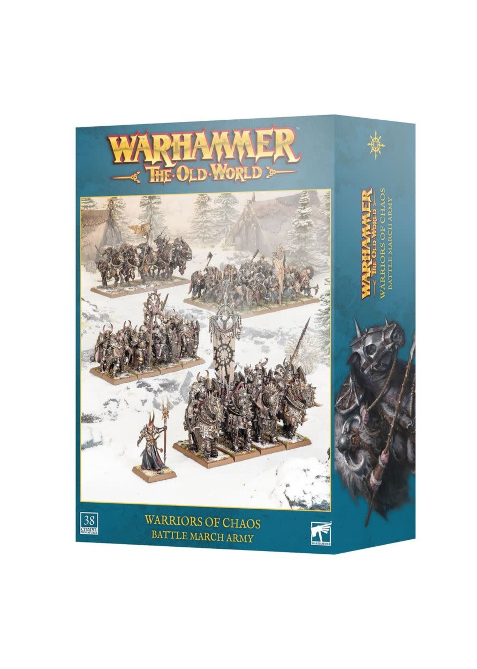 Old World Warriors of Chaos Battle March Army
