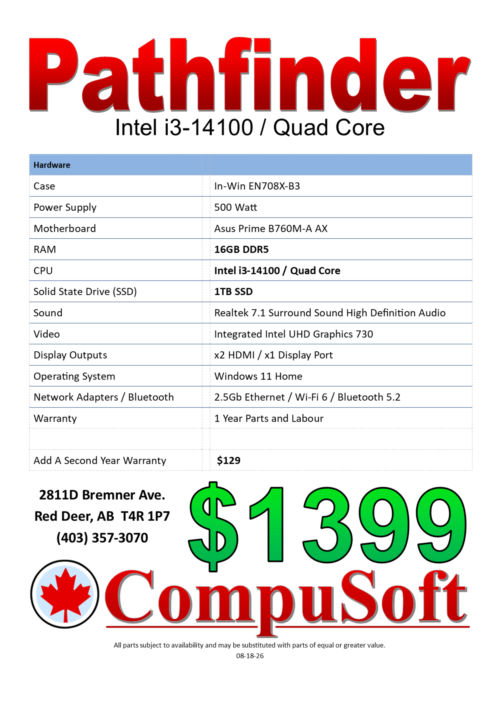 CompuSoft Pathfinder