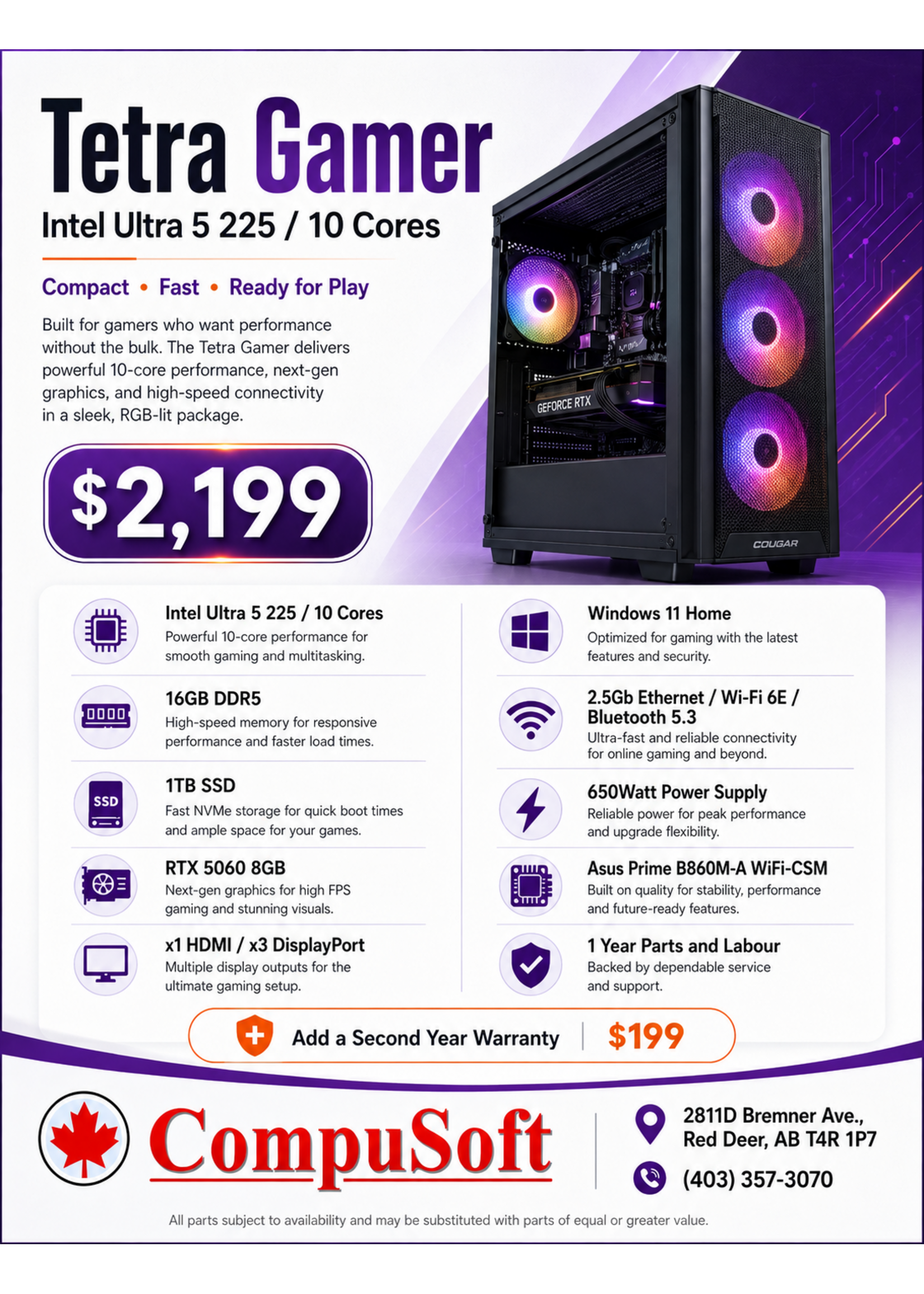 CompuSoft Tetra Gamer