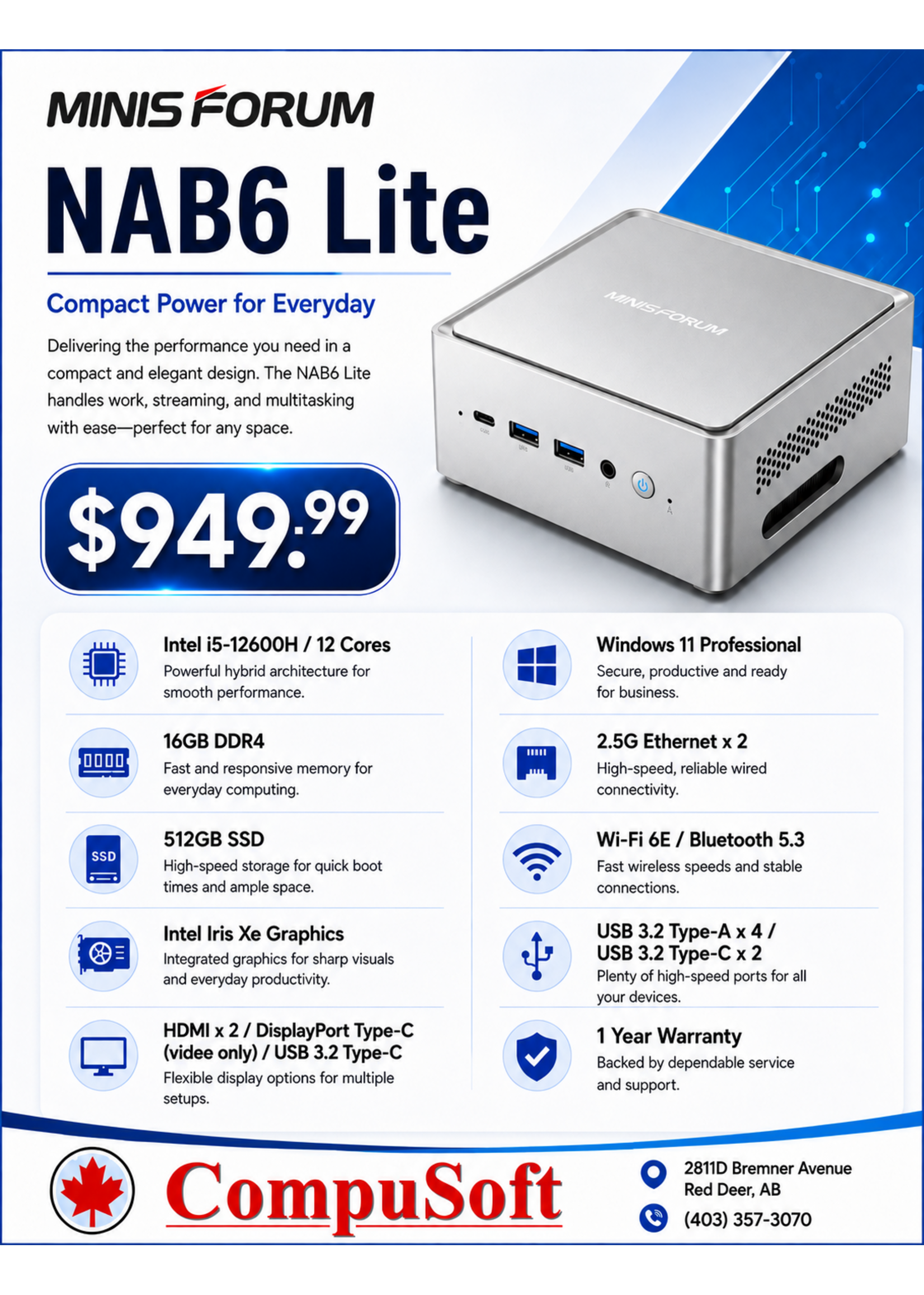 Minisforum Minisforum NAB6 Lite