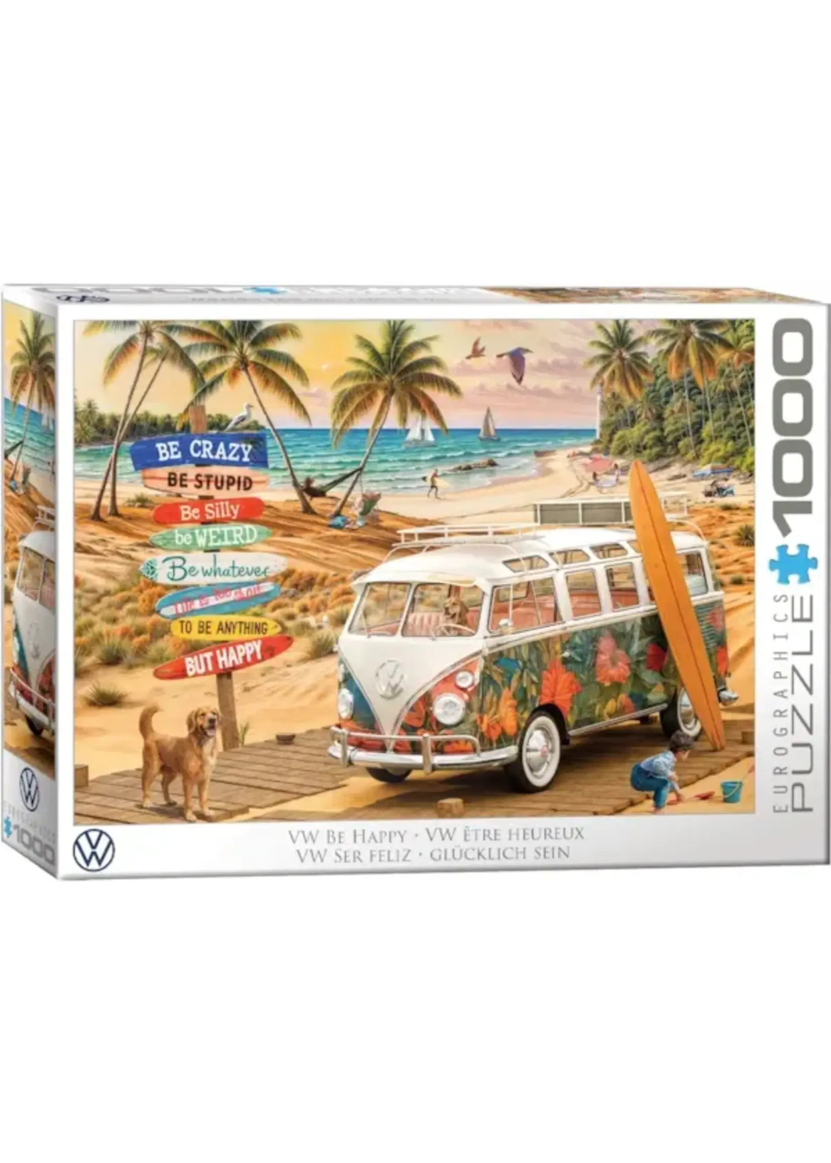 Eurographics EUR60006066 VW Be Happy (Puzzle1000)