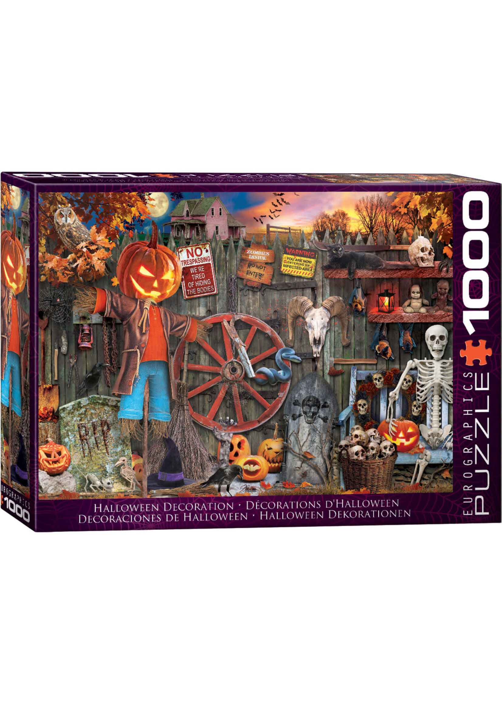 Eurographics EUR60005653 Halloween Decorations (Puzzle1000)