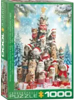 Eurographics EUR60006072 Cat Christmas Tree (Puzzle1000)