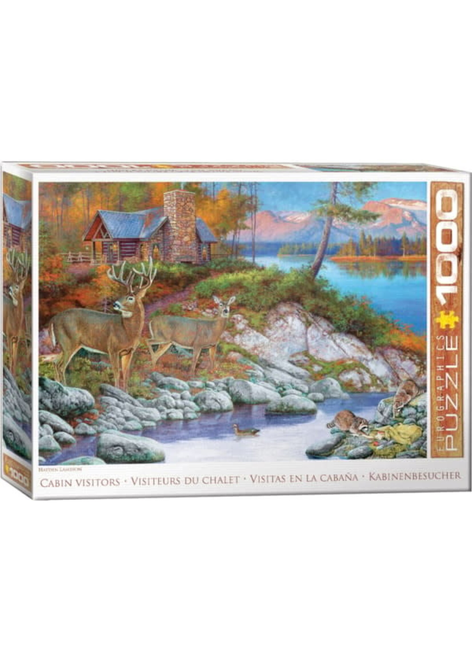 Eurographics EUR60005875 Cabin Visitors (Puzzle1000)
