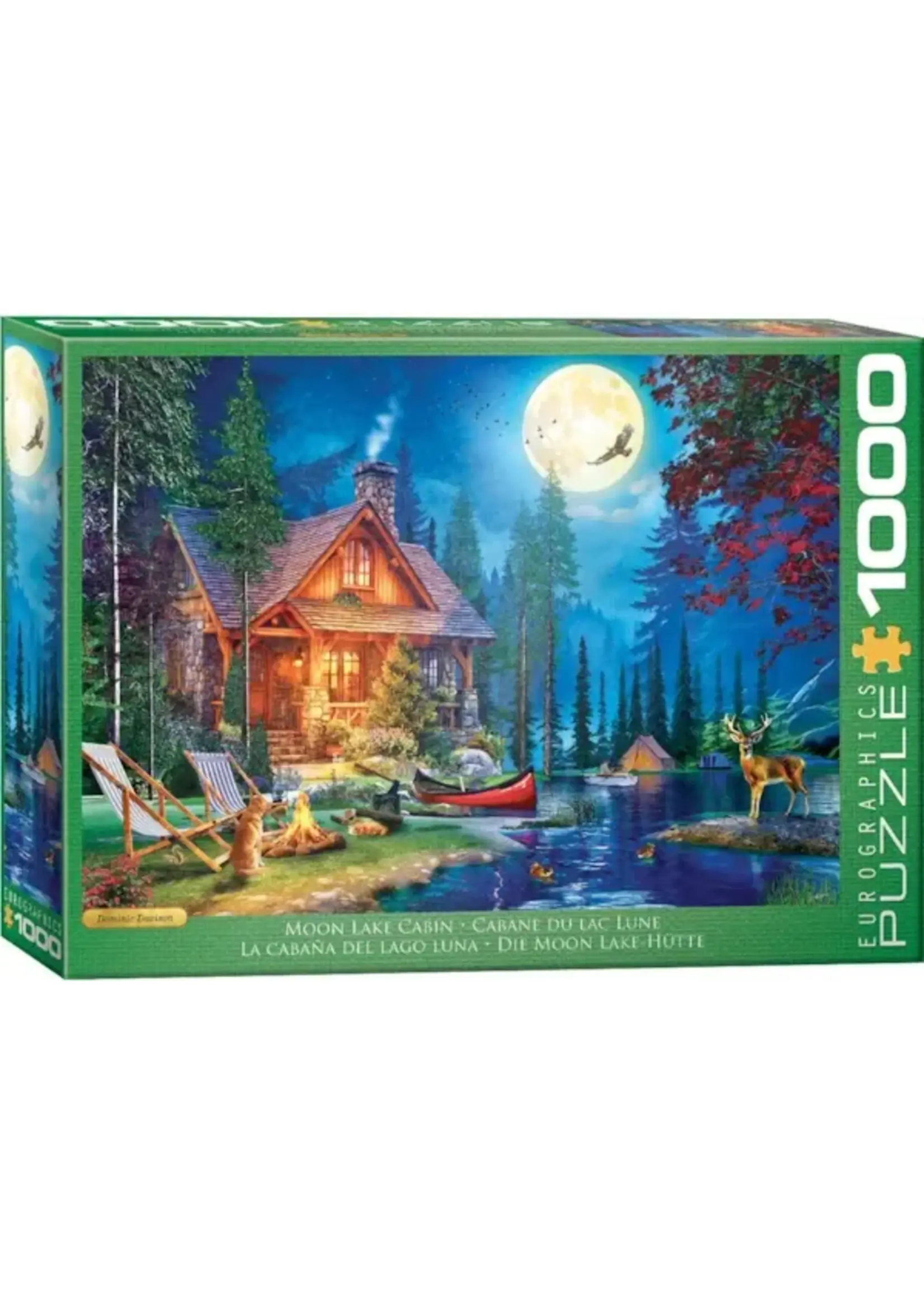 Eurographics EUR60006140 Moon Lake Cabin (Puzzle1000)
