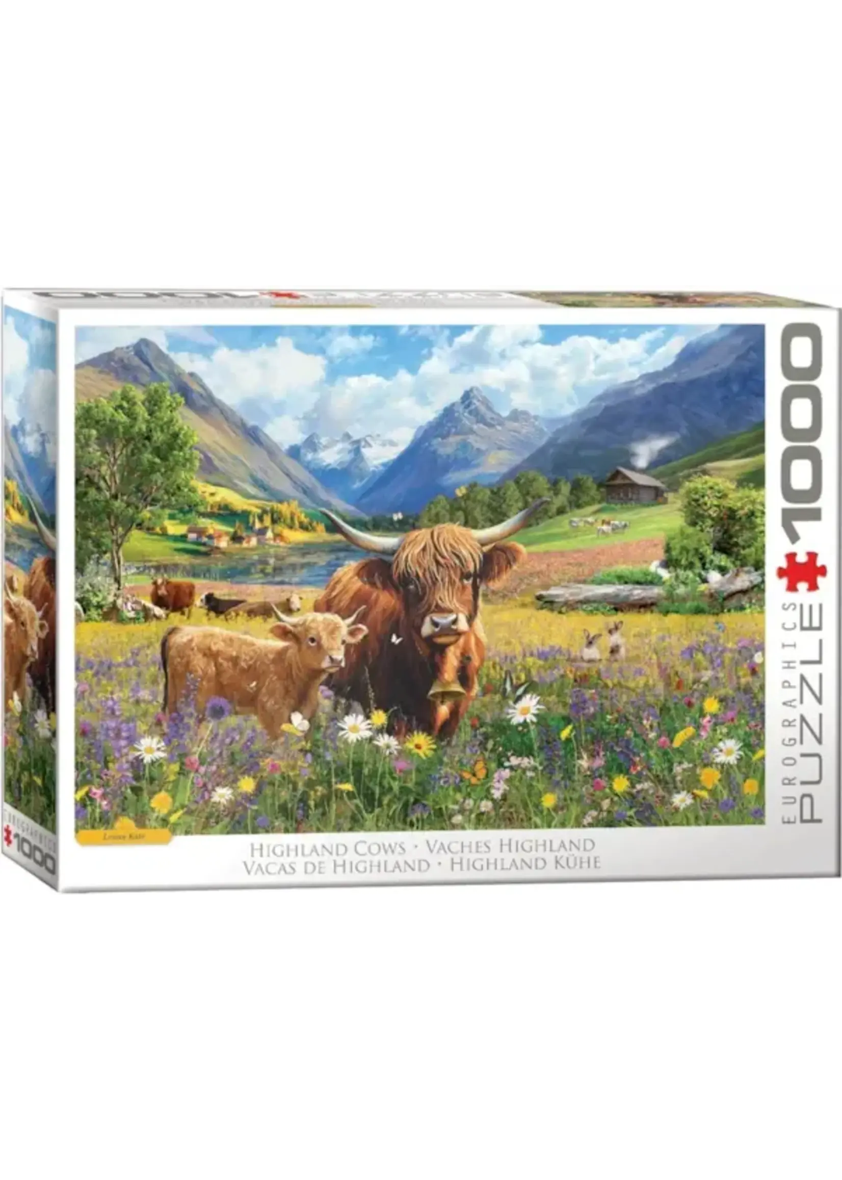 Eurographics EUR60006093 Highland Cows (Puzzle1000)