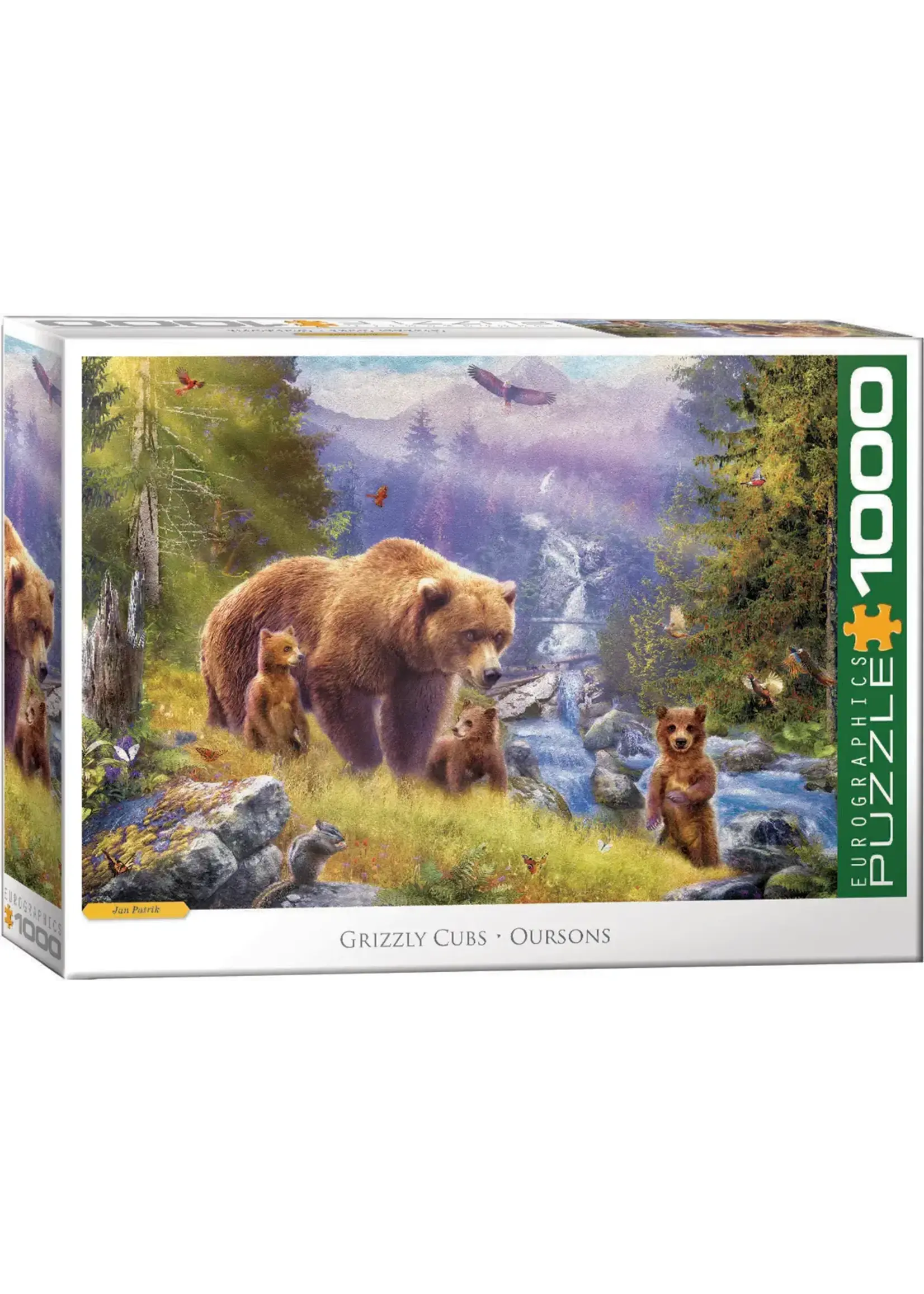 Eurographics EUR60005546 Grizzly Cubs (Puzzle1000)