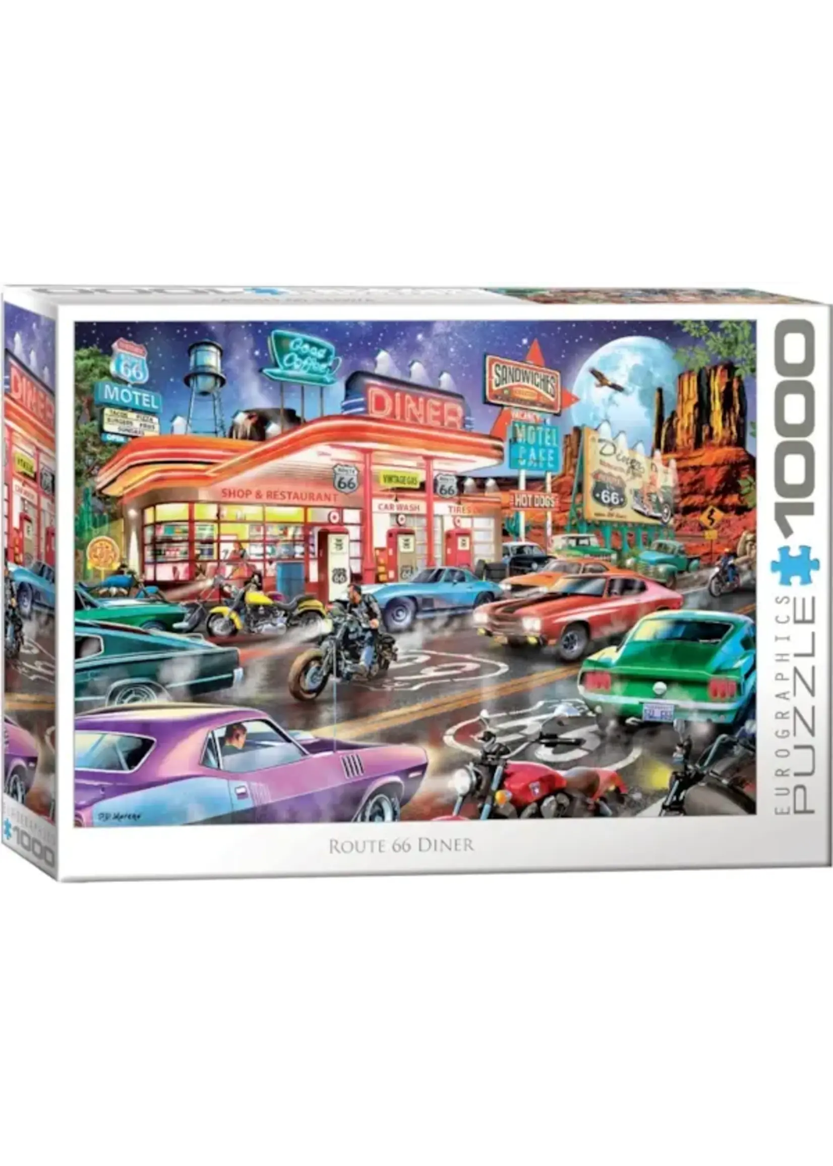 Eurographics EUR60006139 Route 66 Diner (Puzzle1000)