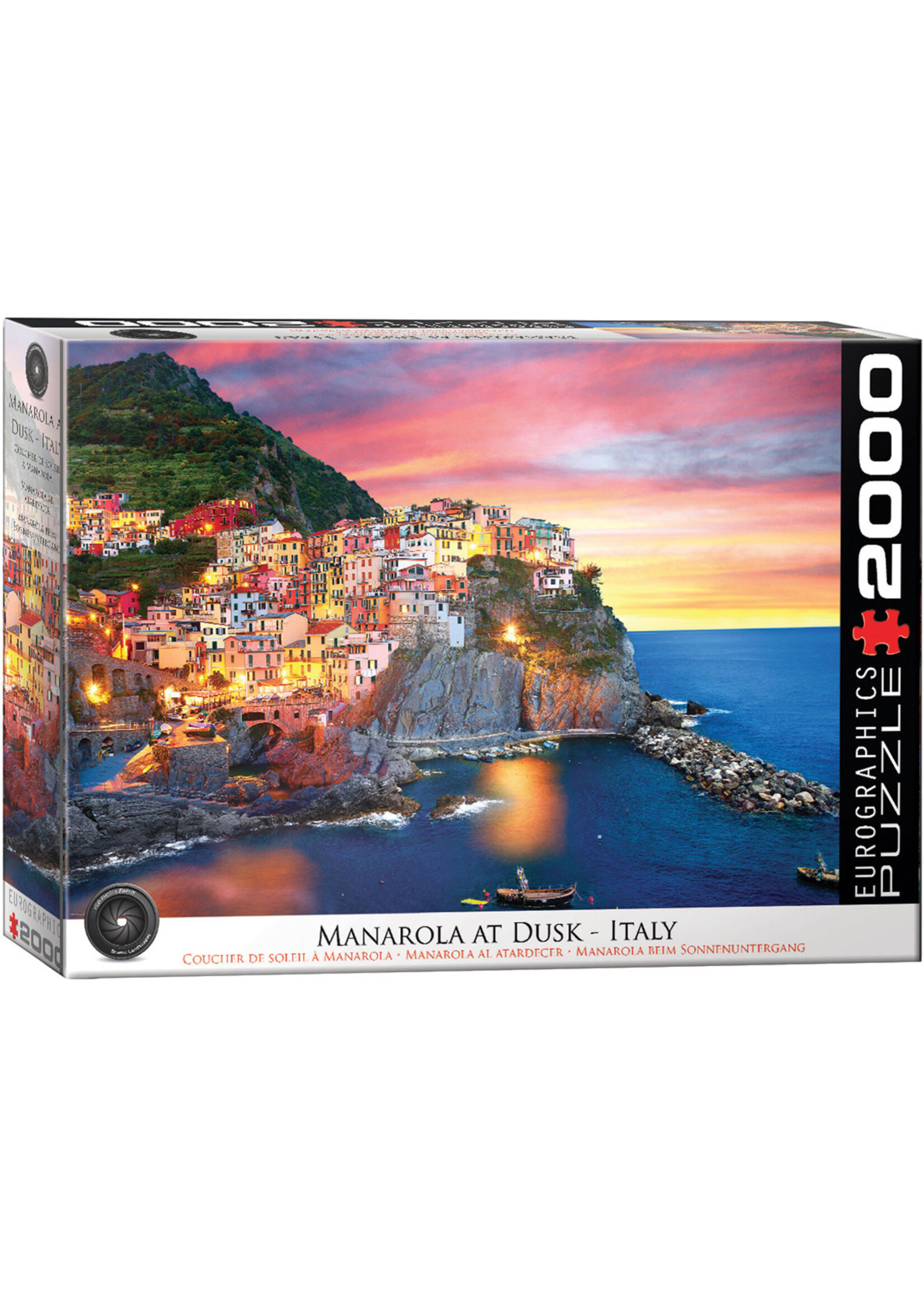 Eurographics EUR82205635 Manarola at Dusk Italy (Puzzle2000)