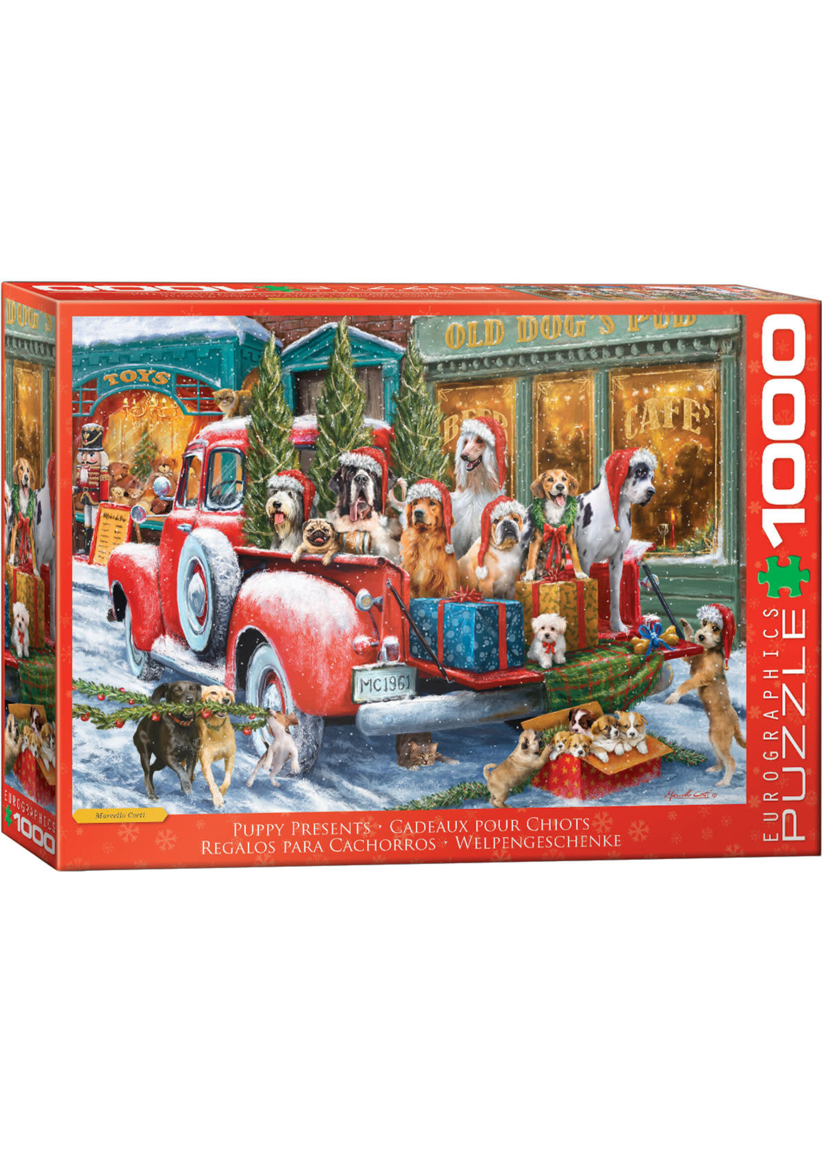 Eurographics EUR60005993 Puppy Presents (Puzzle1000)