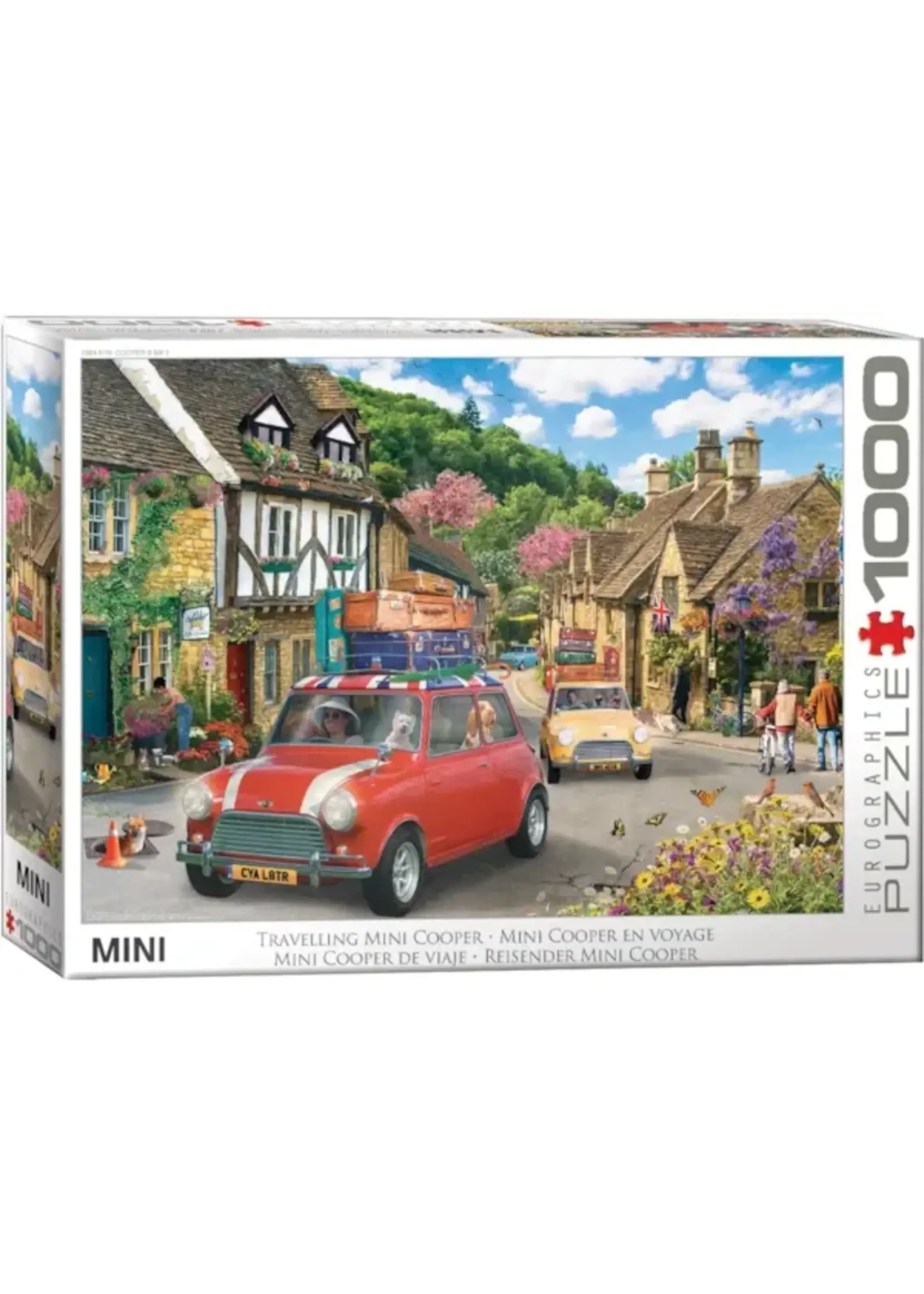 Eurographics EUR60006092 Traveling Mini Cooper (Puzzle1000)