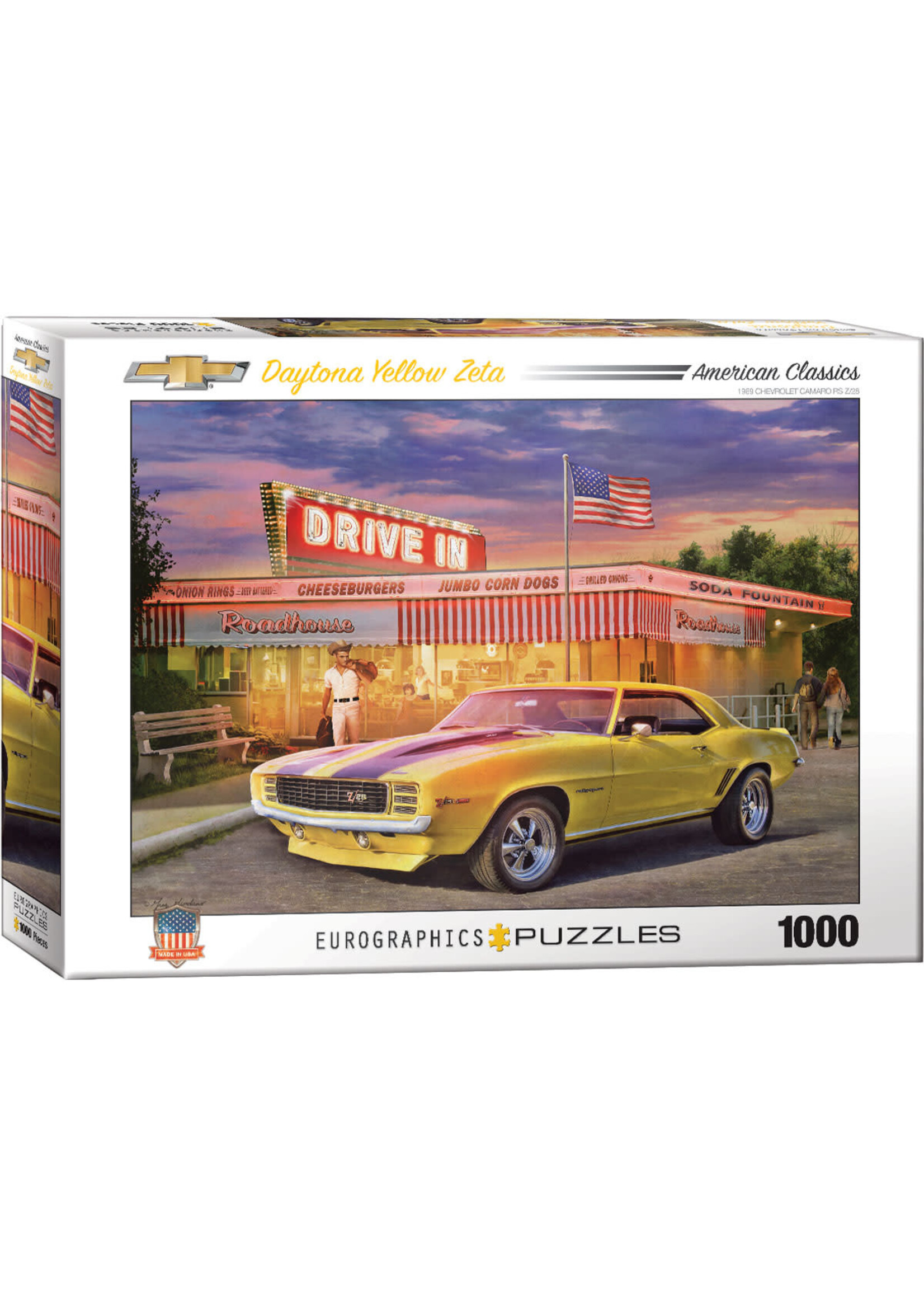 Eurographics EUR60000986 Daytona Yellow Zeta (Puzzle 1000)