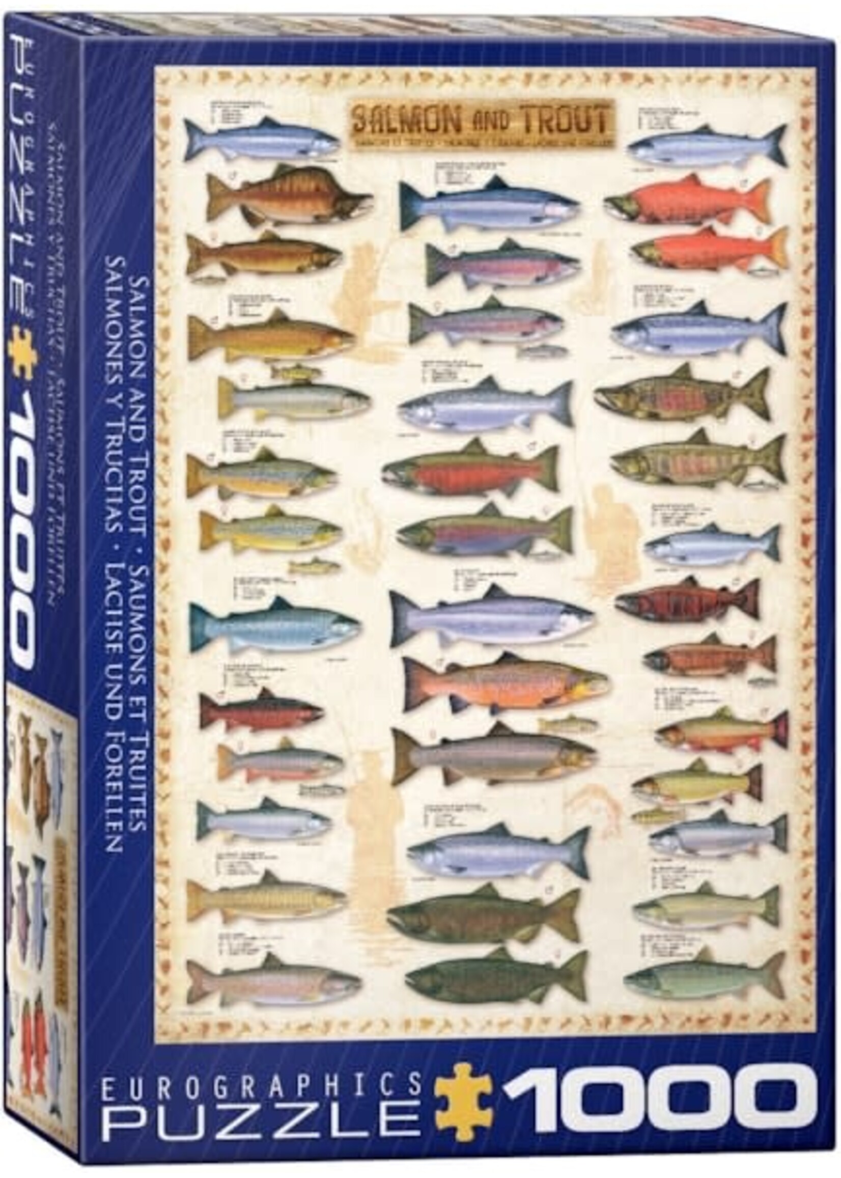 Eurographics EUR60000311 Salmon & Trout (Puzzle1000)
