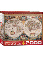 Eurographics EUR82201997 Antique World Map (Puzzle 2000)