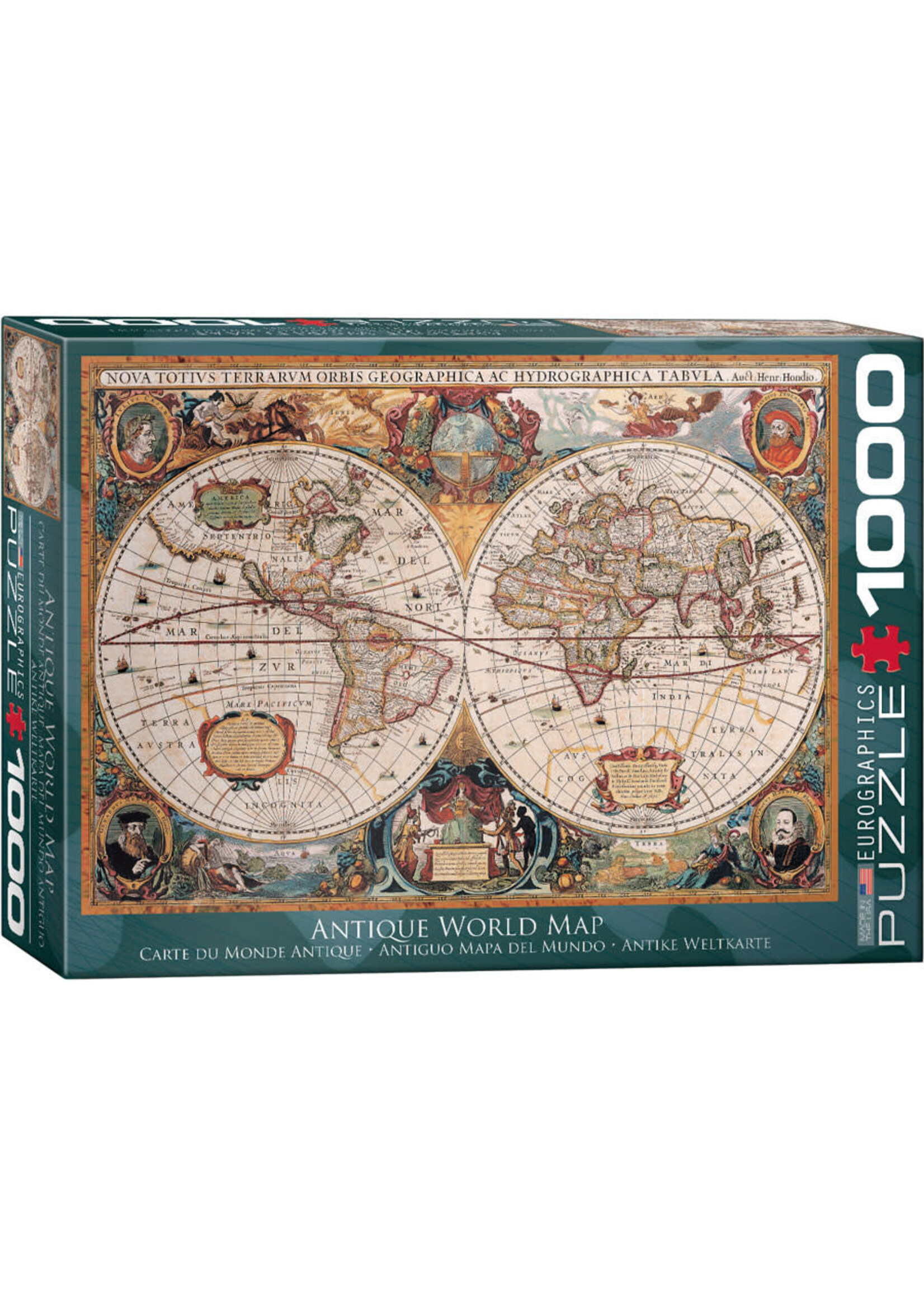 Eurographics EUR82201997 Antique World Map (Puzzle 2000)