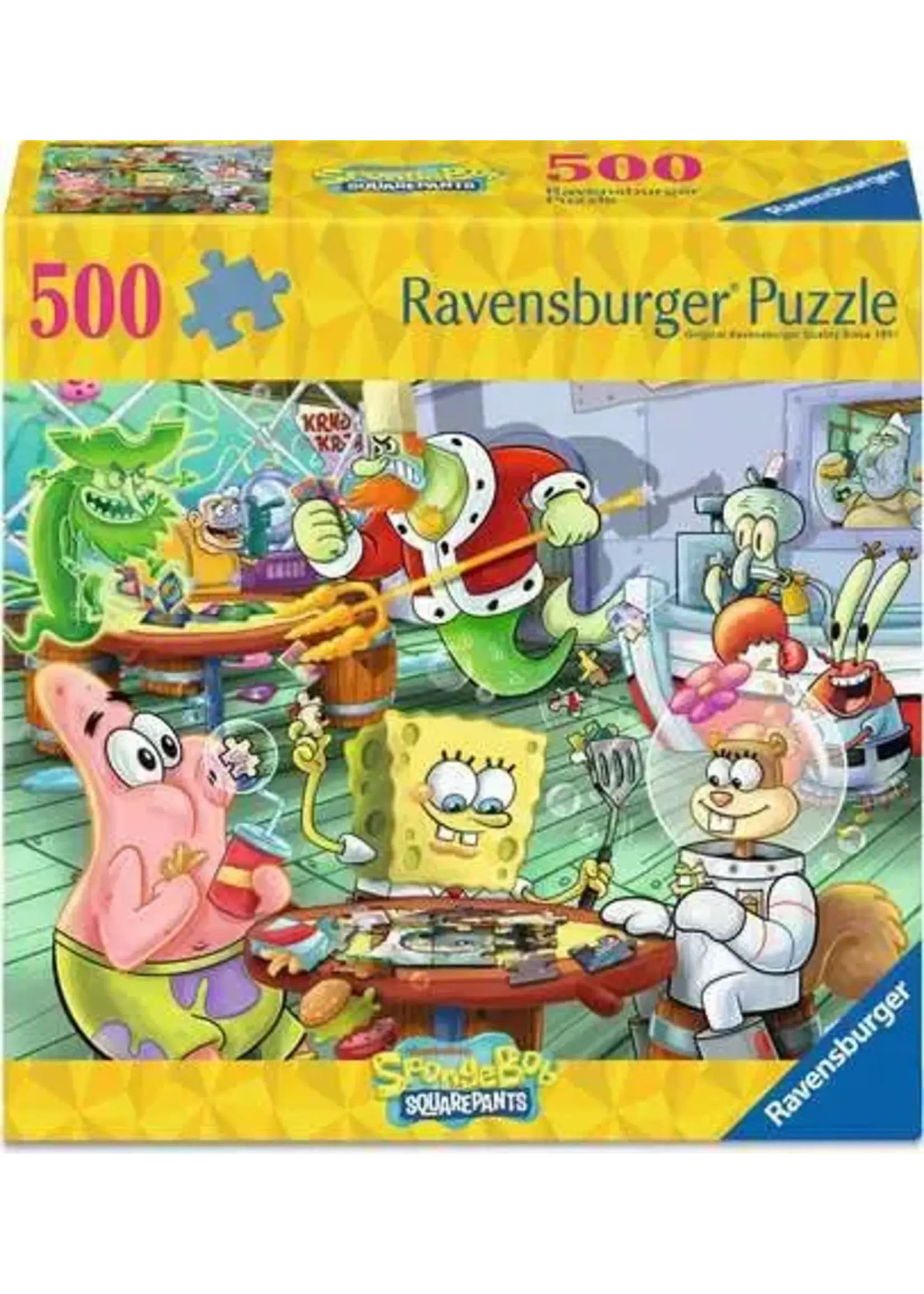 Ravensburger RAV12001831 Games Night At The Krusty Krab (Puzzle500)