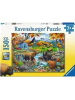 Ravensburger RAV12004304 Wildlife Gathering (Puzzle150)
