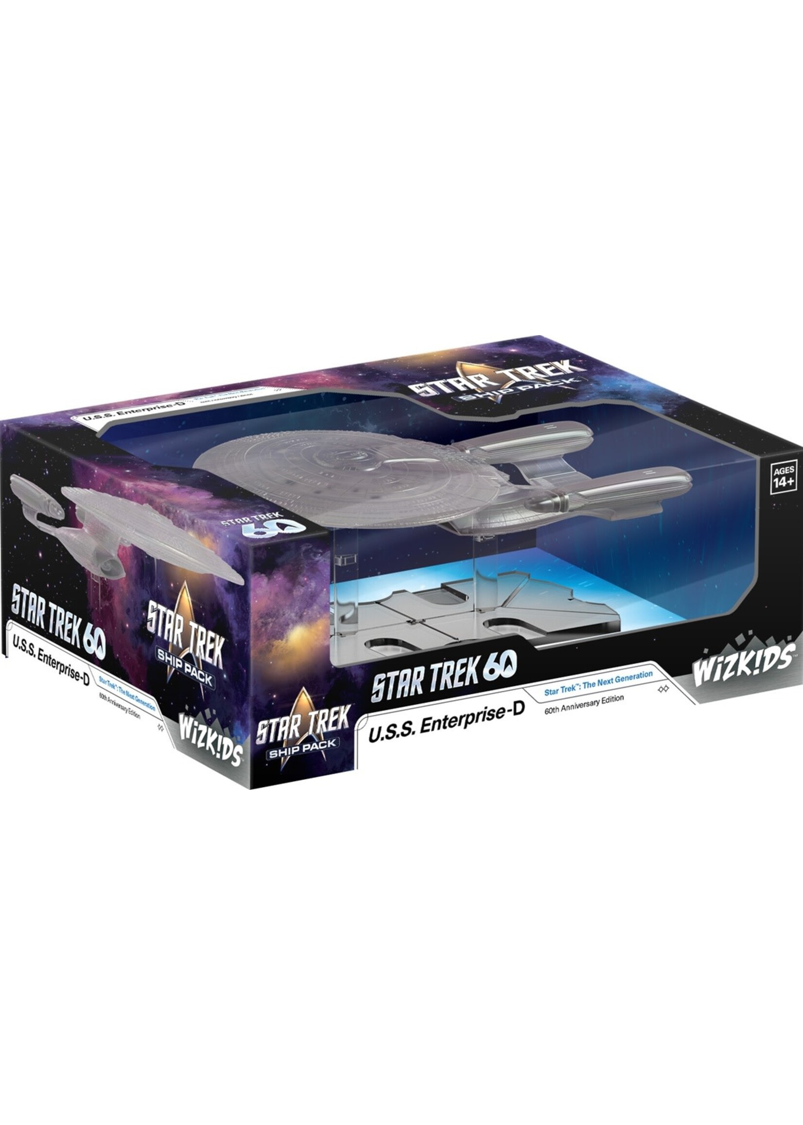 WizKids WK89859 Star Trek Ship Pack: U.S.S Enterprise 60TH Anniversary Edition