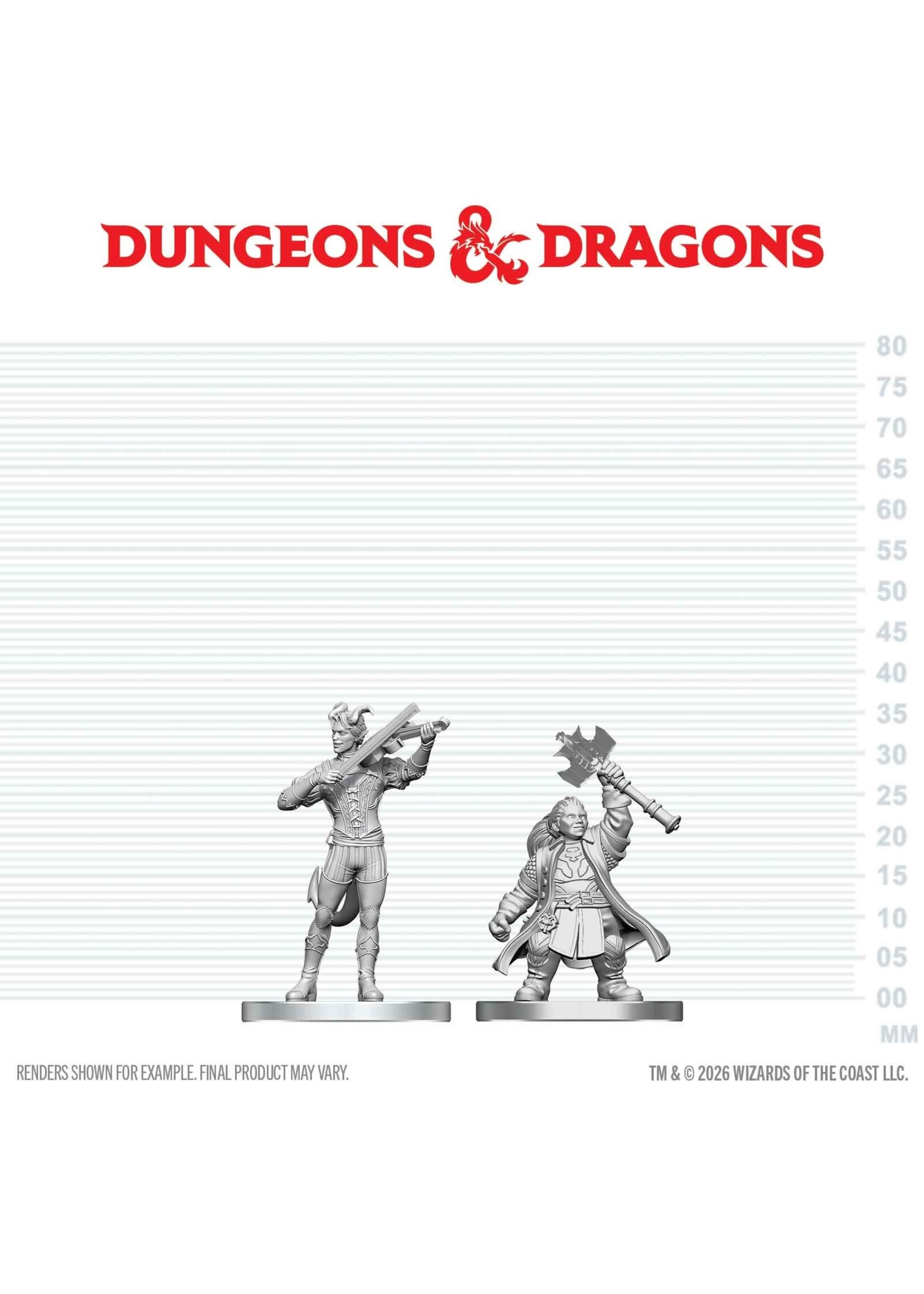 WizKids WK90885 DND WV29 Tiefling Bard & Dwarf Cleric  WV29
