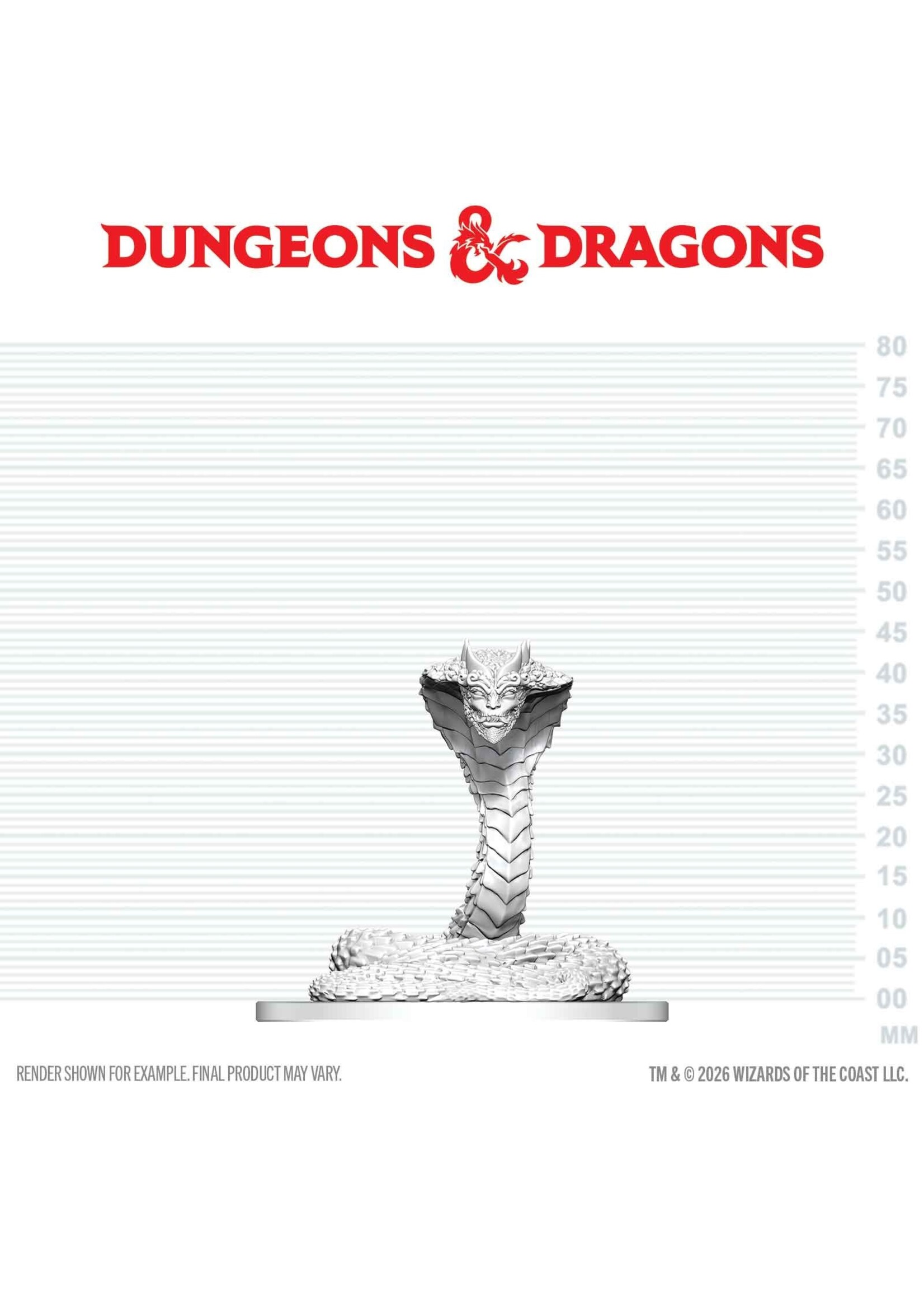 WizKids WK90897 DND Unpainted Minis WV29 Guardian Naga