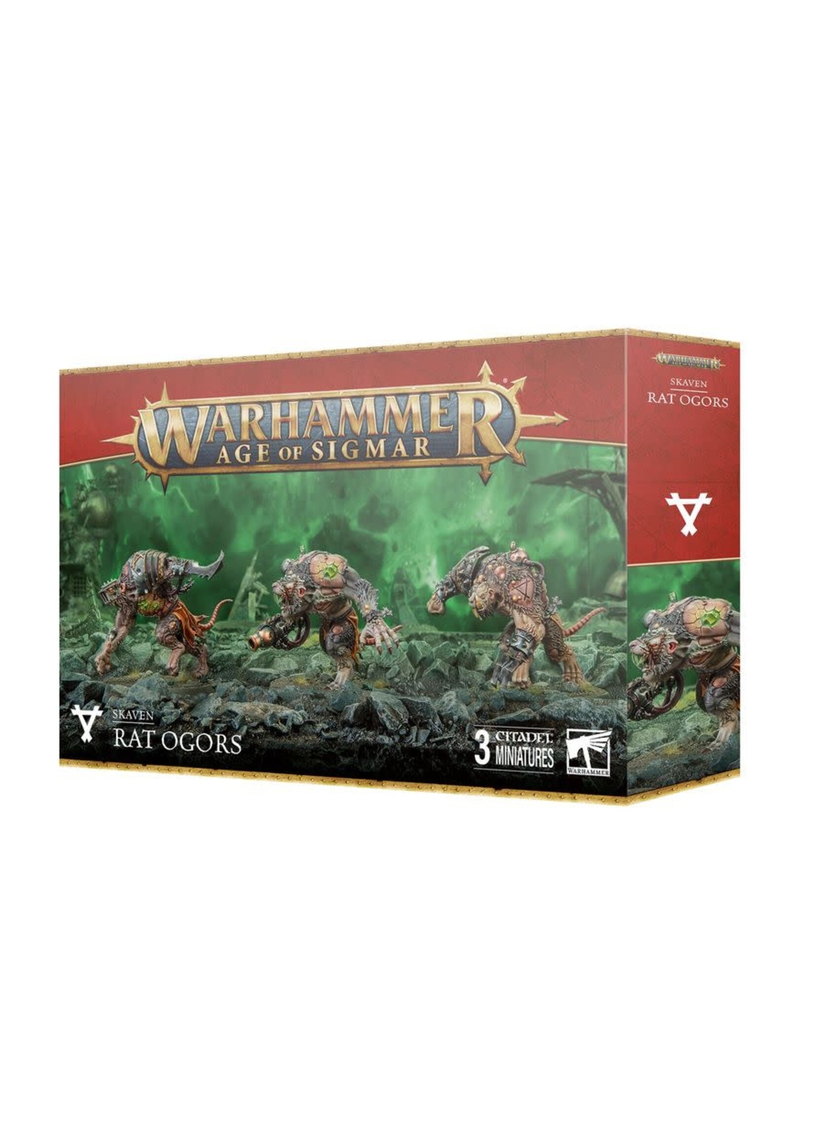 AoS Skaven Rat Ogors and Giant Rats and Packmasters