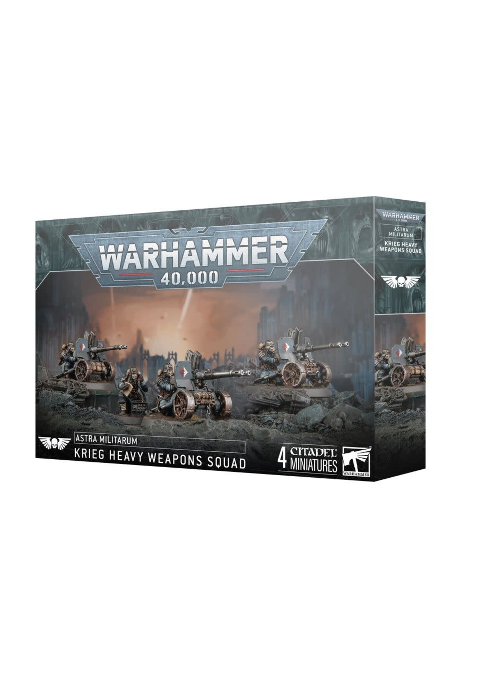 WH40K Astra Militarum Krieg Heavy Weapons Squad