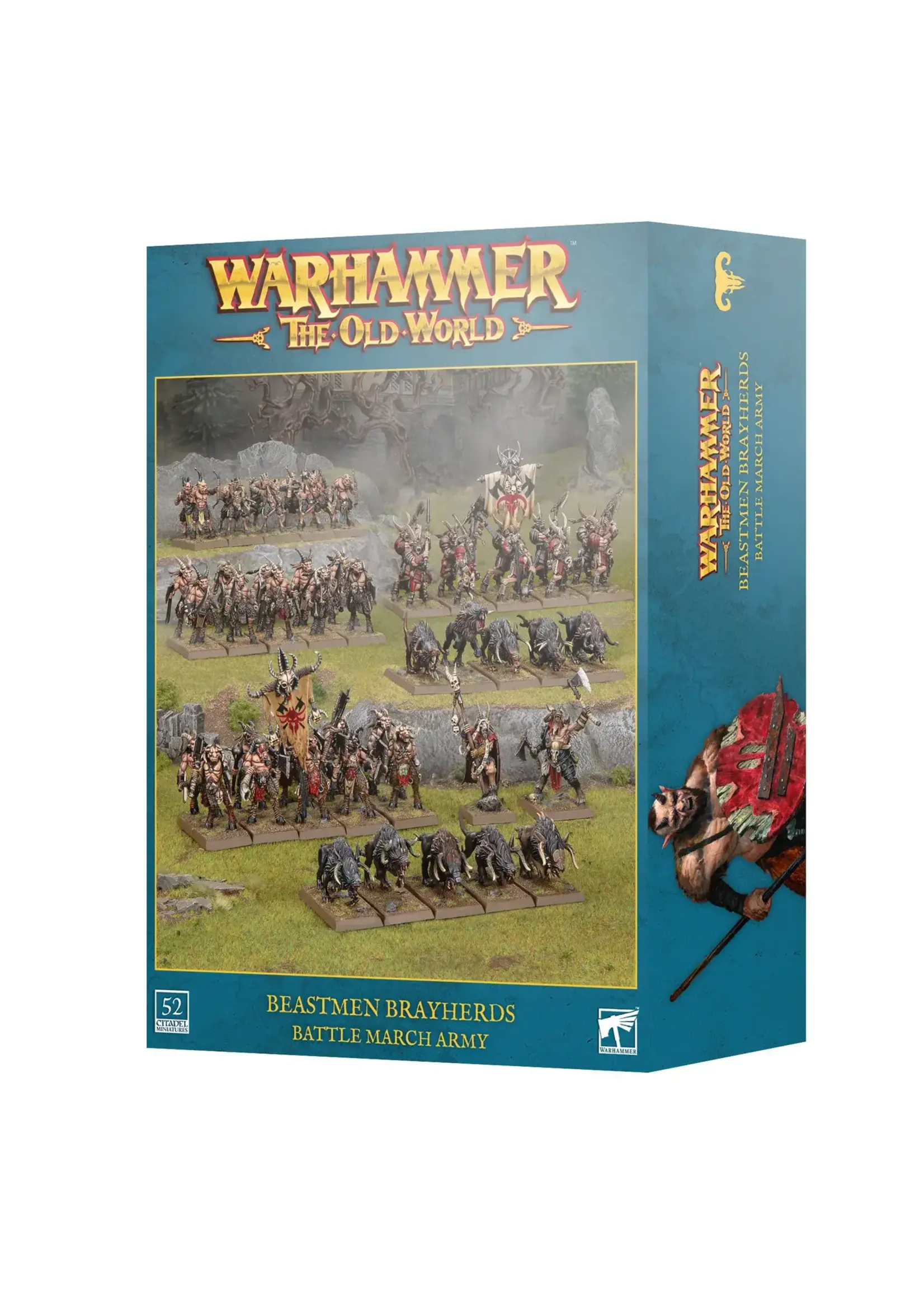 Old World Beastmen Brayherds Battle March Army