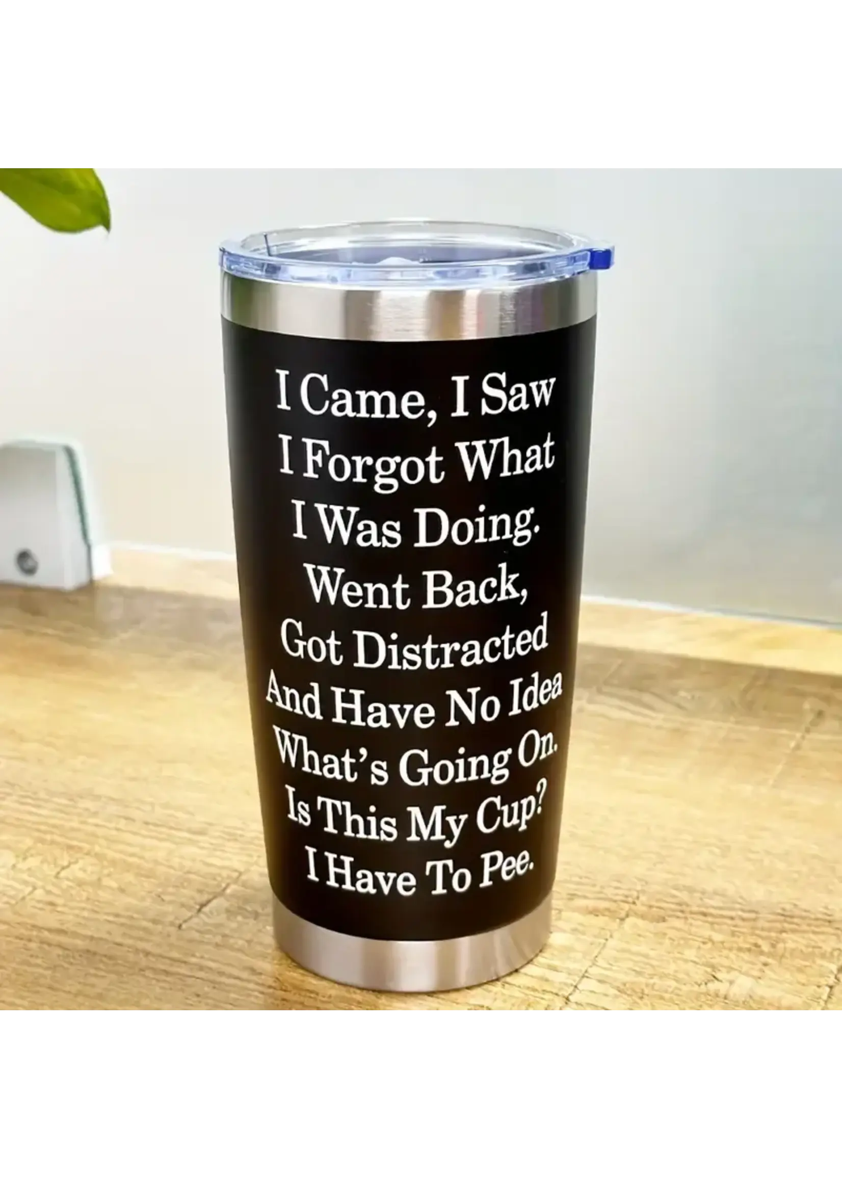 Tumbler 20oz I Came, I Saw, I Forgot What I Was Doing