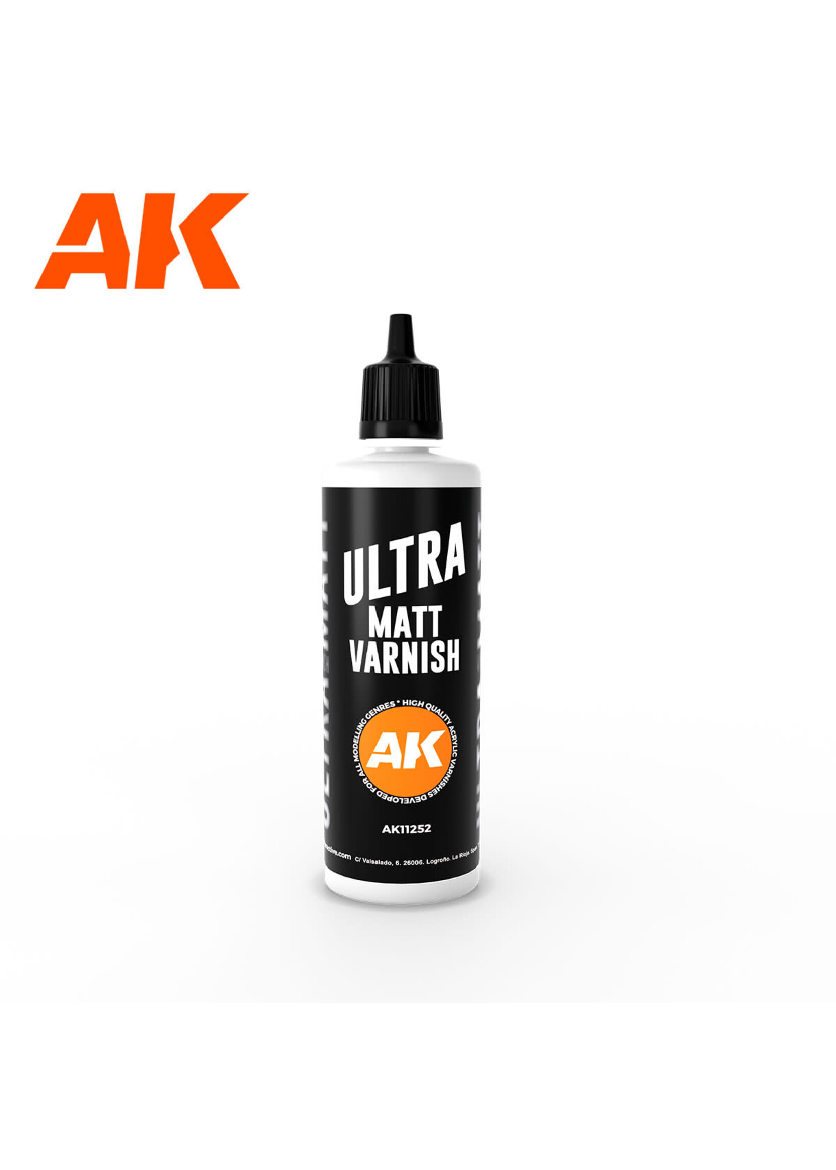 AK Interactive AK-11252 Ultra Matt Varnish 100ml