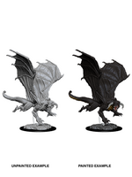 WizKids WK73682 DND Young Black Dragon WV8