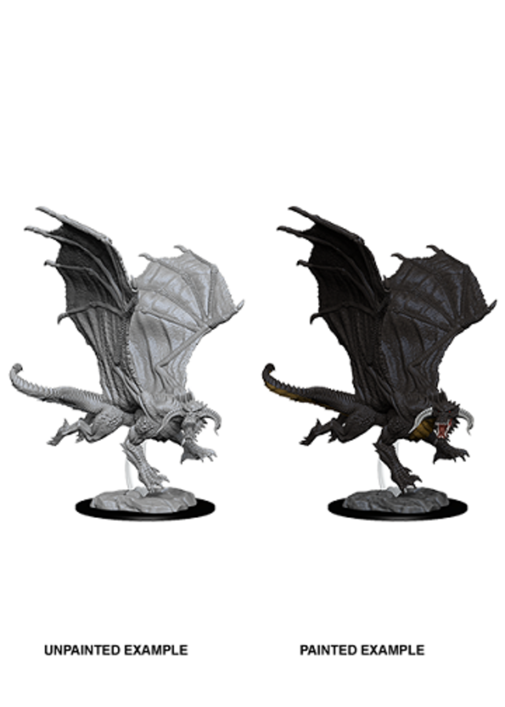 WizKids WK73682 DND Young Black Dragon WV8