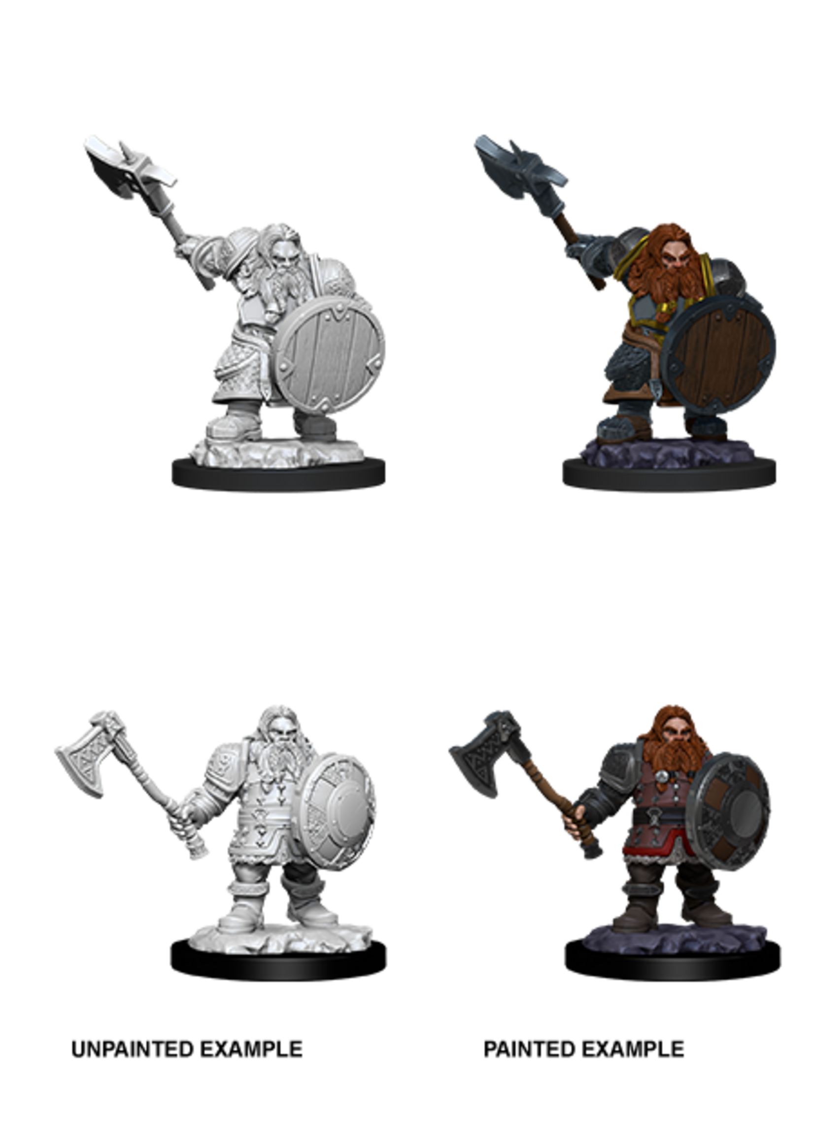 WizKids WK90004 DND Dwarf Male Fighter WV11