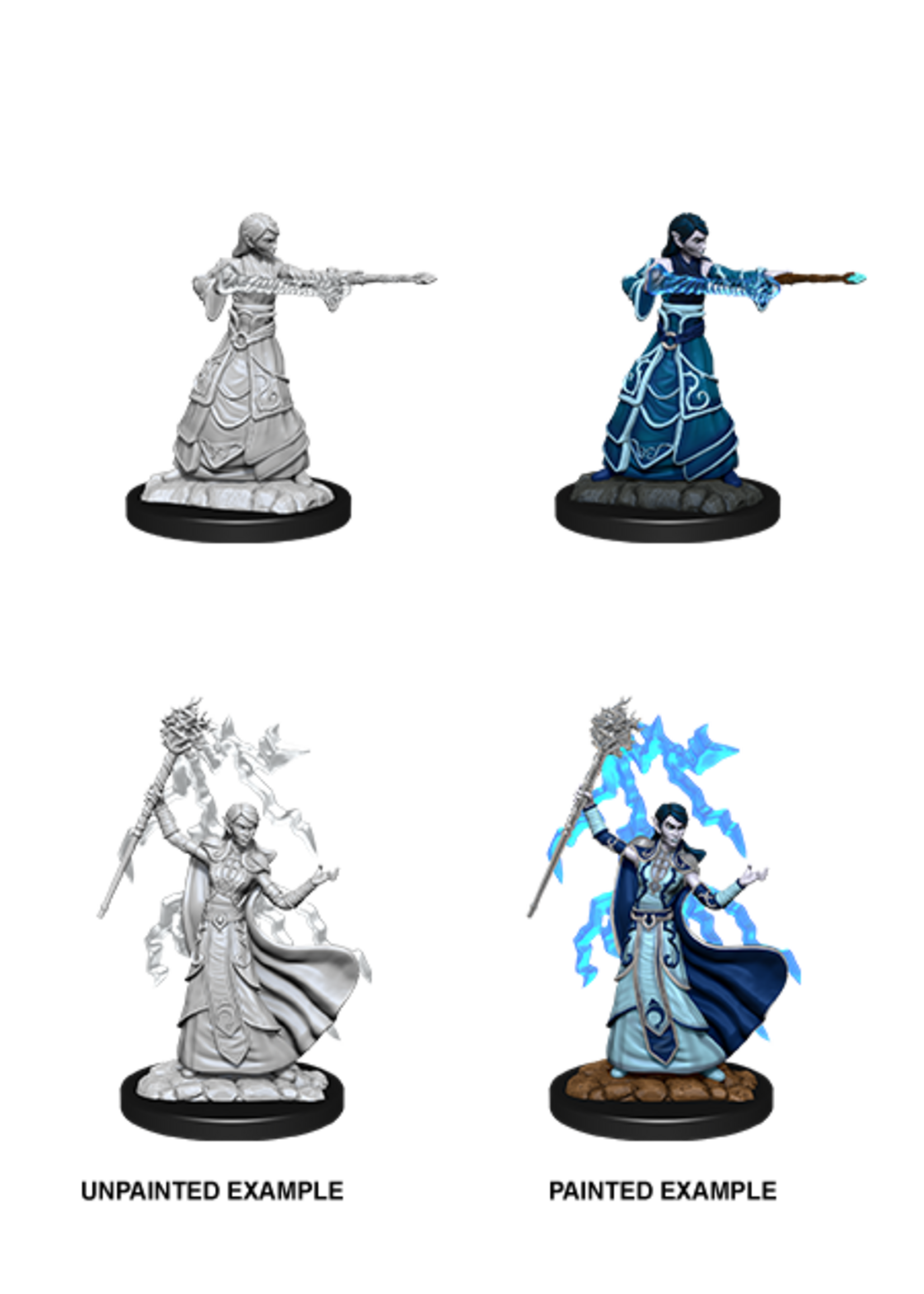 WizKids WK90061 DND Elf Female Wizard WV12