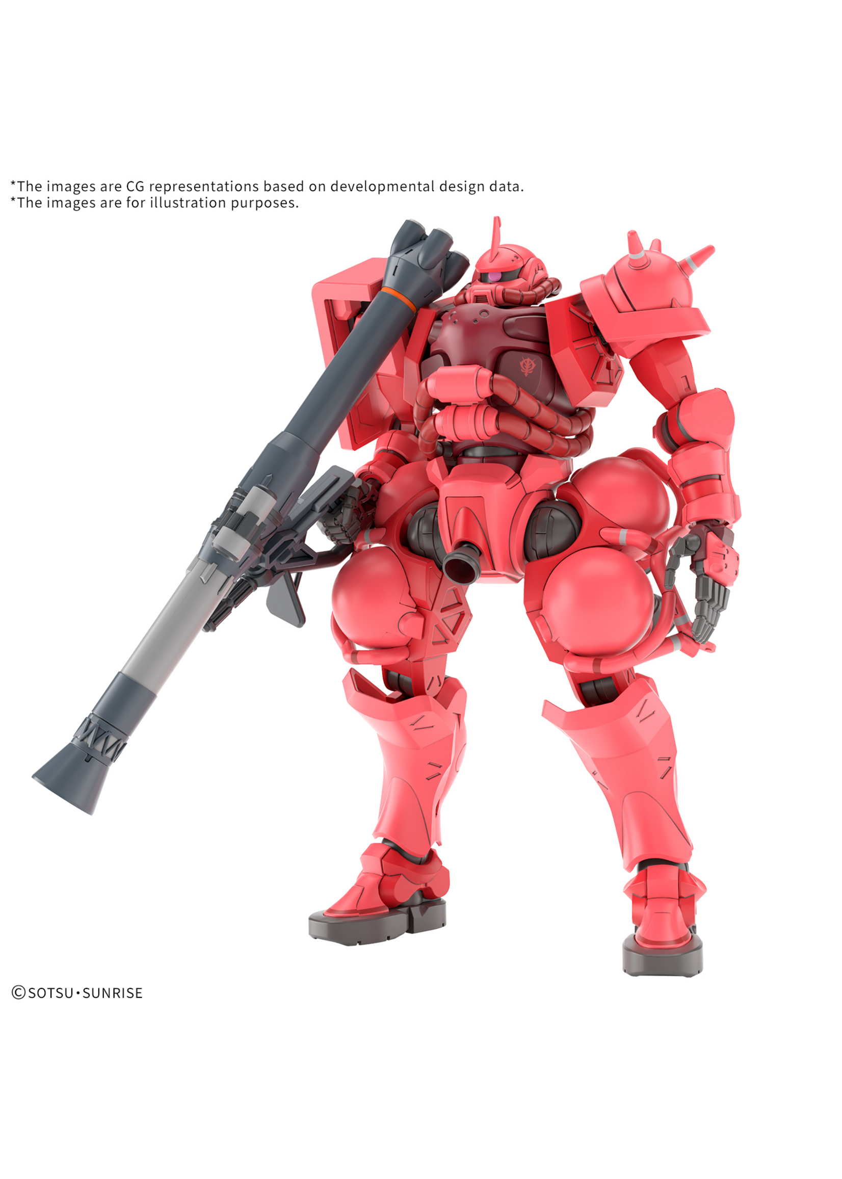 Bandai HG 1/144 CHAR'S ZAKU(GQ)