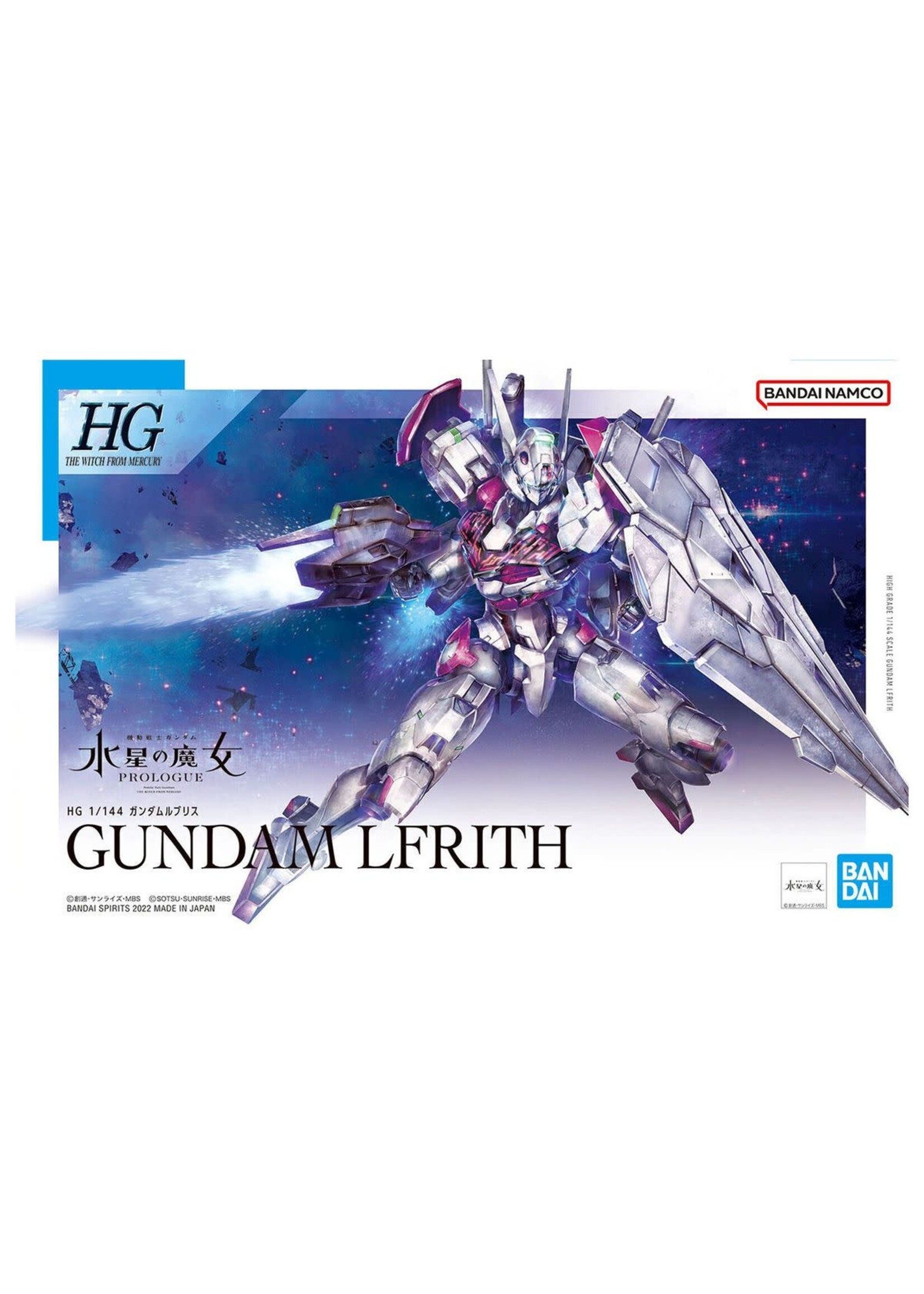 Bandai BNDAI2587102 Gundam LFrith The Witch from Mercury (1/144)