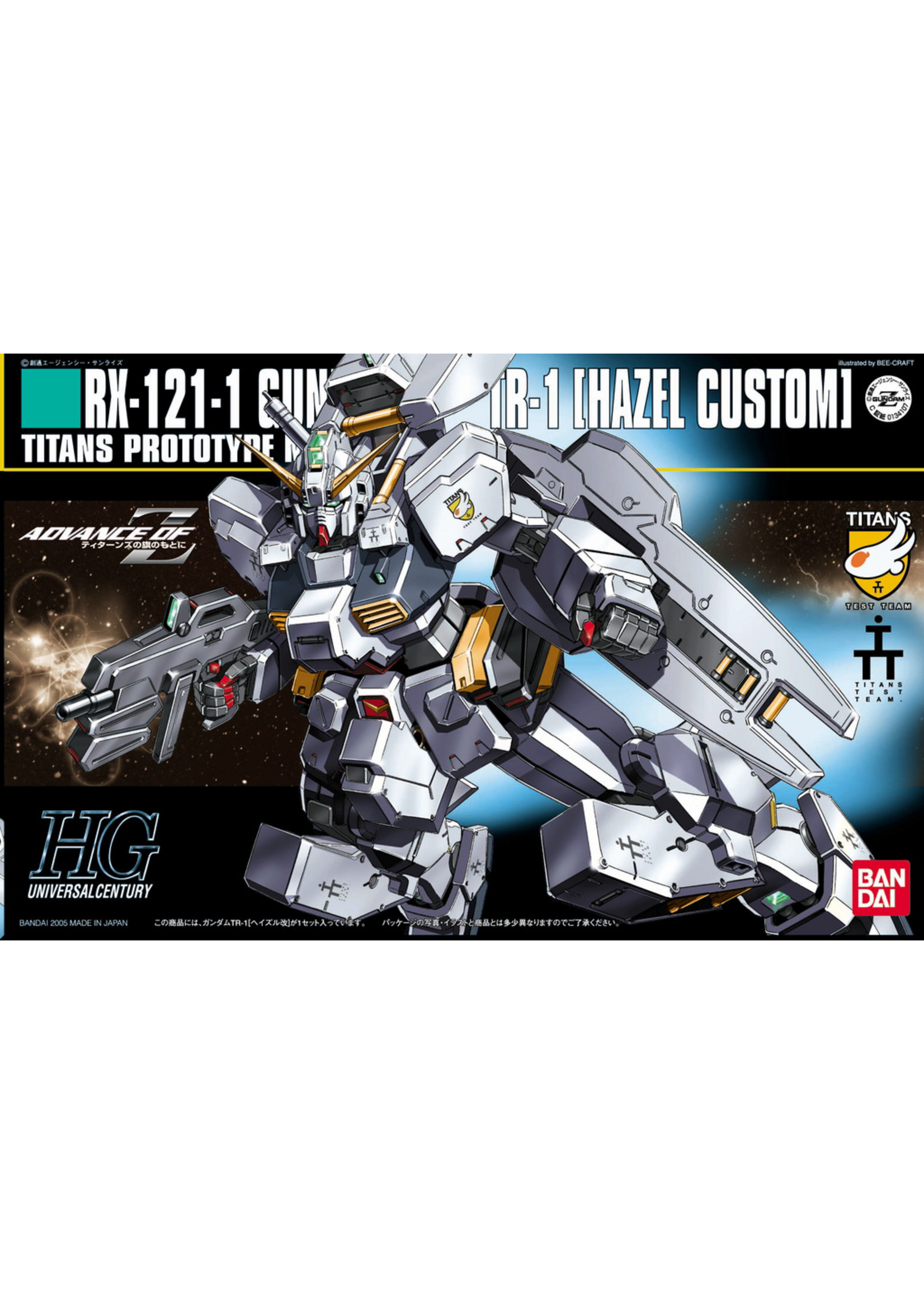 Bandai HGUC 1/144 #56 RX-121-1 Gundam TR-1 Hazel Custom
