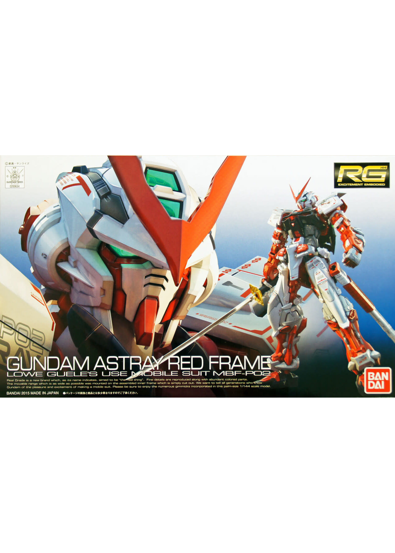 Bandai RG #19 MBF-P02 Gundam Astray Red Frame (1/144)