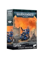WH40K Space Marines Captain on Bike