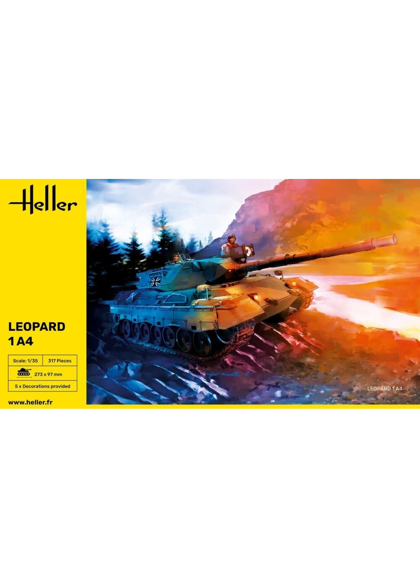 Heller HLR81126 Leopard 1A4 (1/35)
