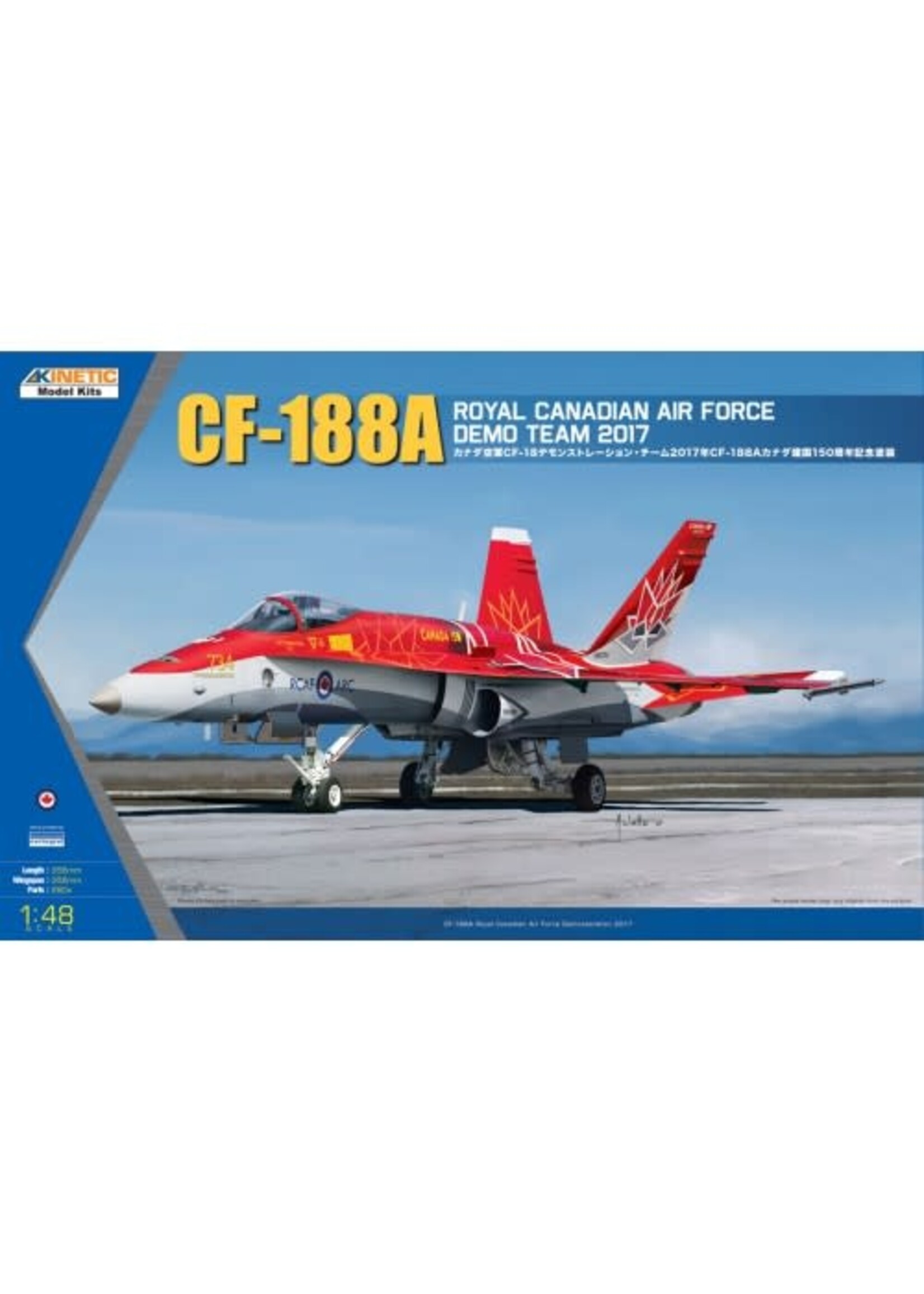 KInetic KIN48070 CF188A Royal Canadian Air Force Demo Team 2017 (1/48)