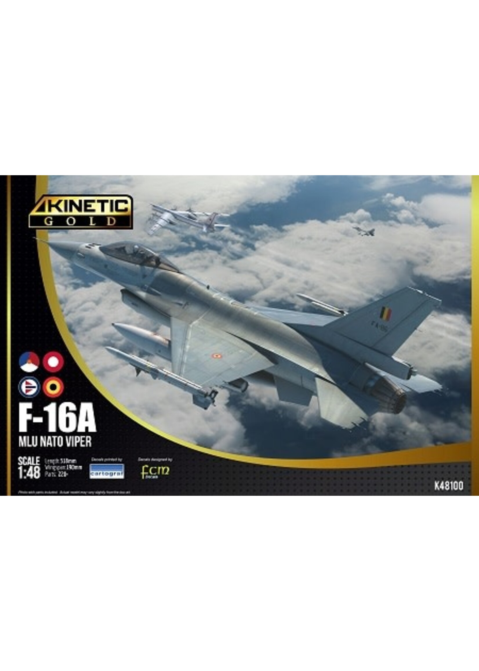 KInetic KIN48100 F-16A MLU NATO Viper (1/48)