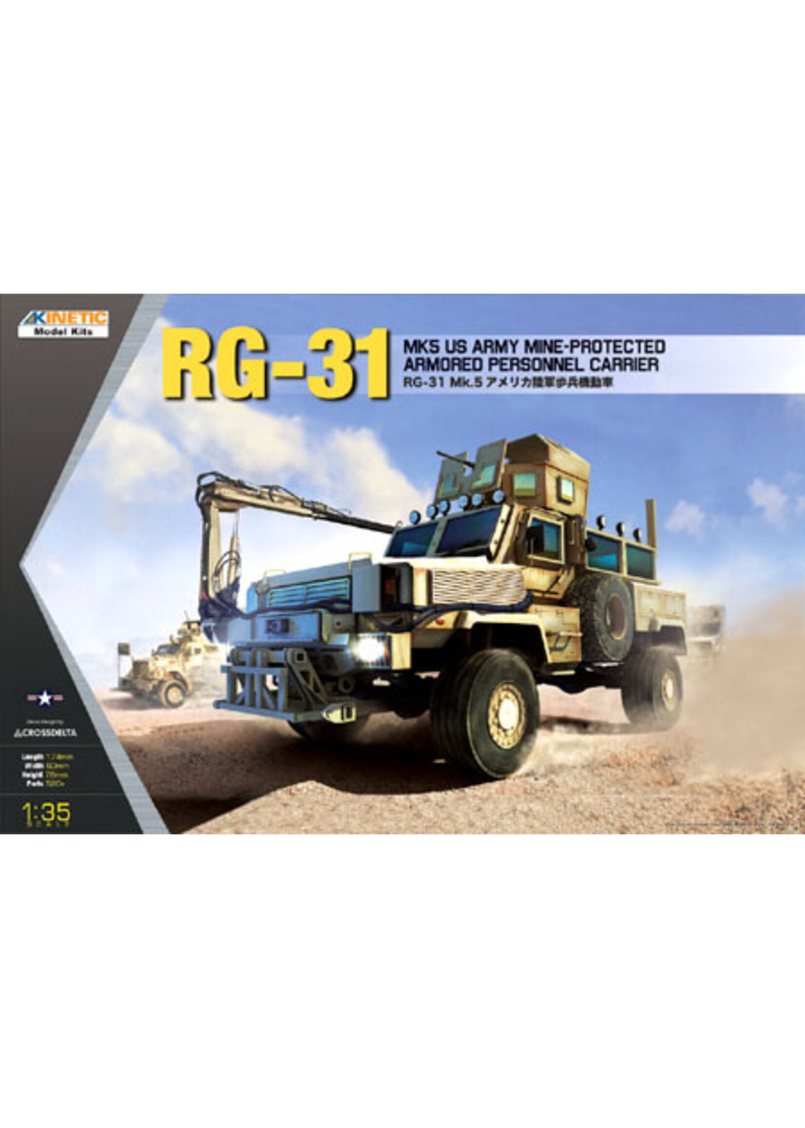 KInetic KIN61015 RG-13 Mk.5 Mine Protected APC (1/35)