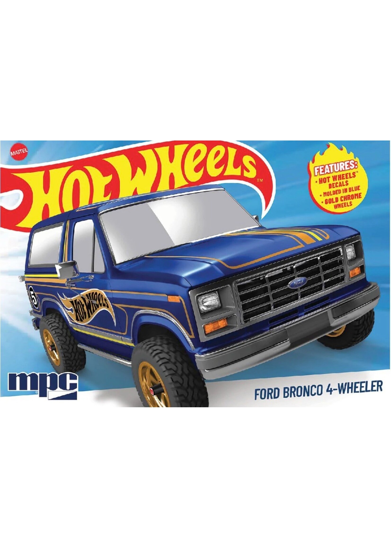 MPC MPC1045 1982 Ford Bronco 4 Wheeler Hot Wheels (1/25)